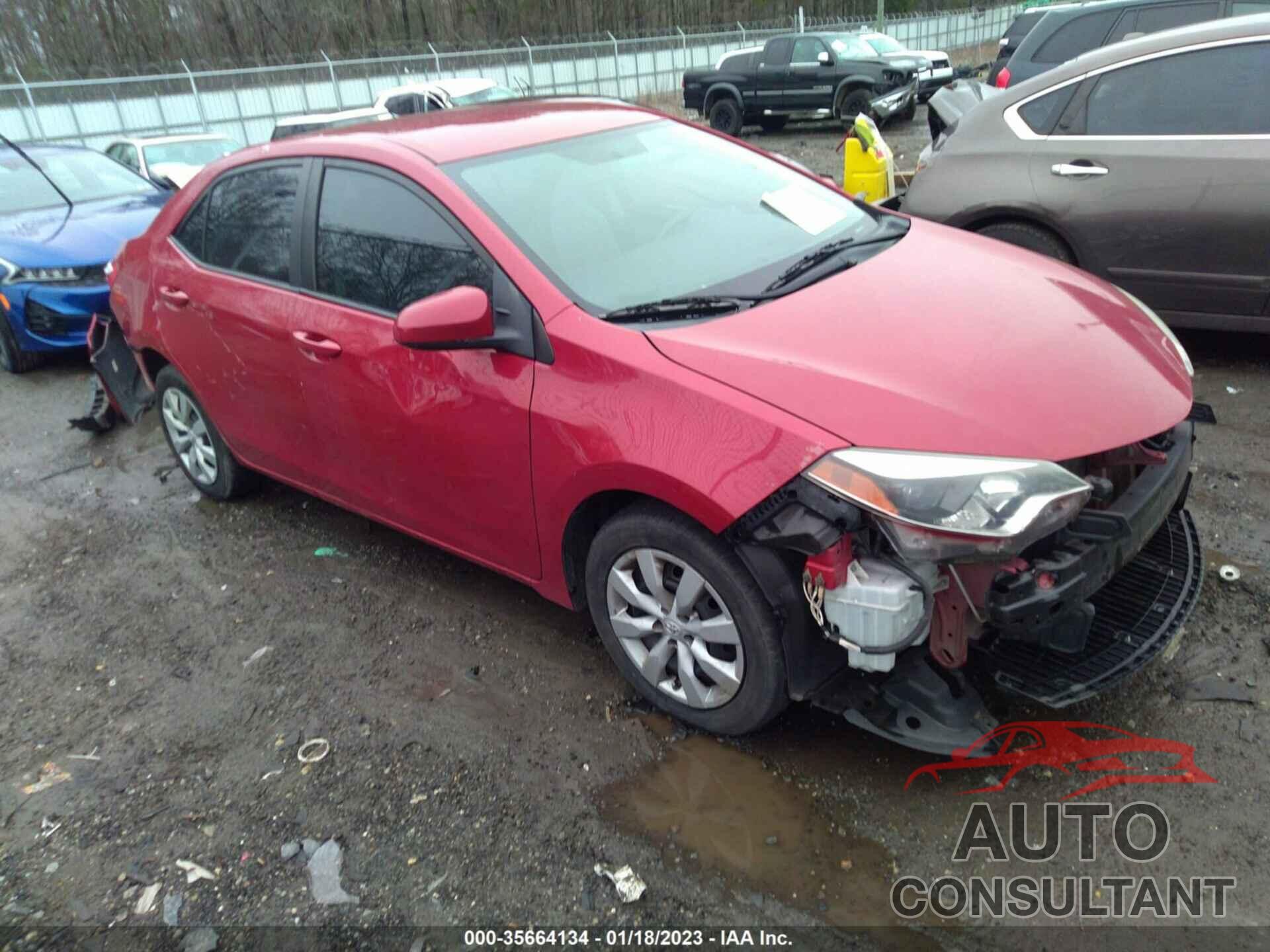 TOYOTA COROLLA 2016 - 5YFBURHE4GP460831