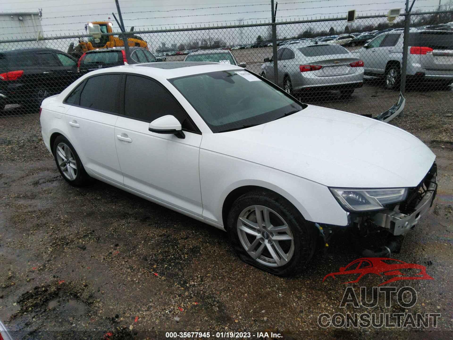 AUDI A4 2017 - WAUANAF48HN012513