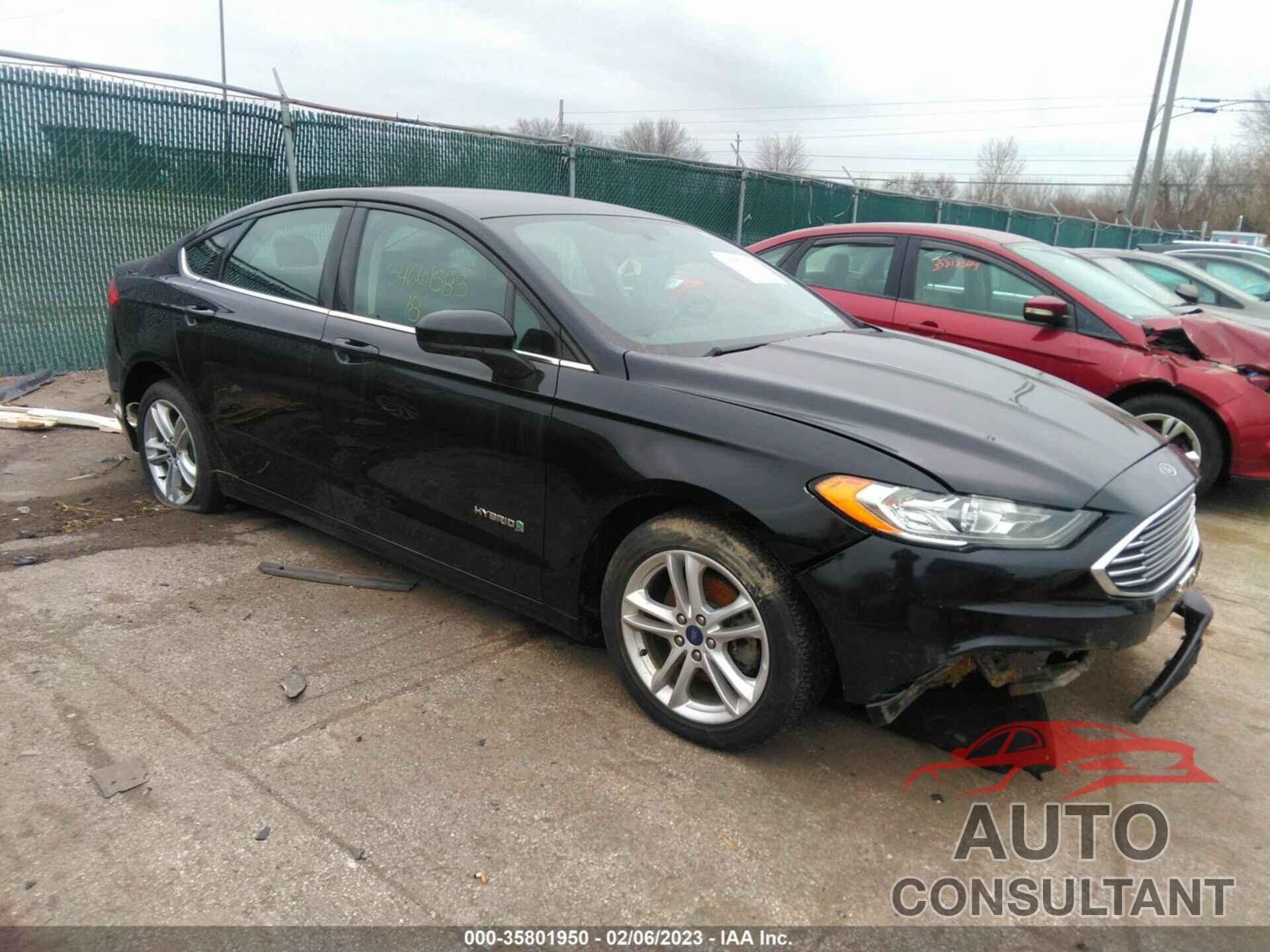 FORD FUSION HYBRID 2018 - 3FA6P0LU6JR169645