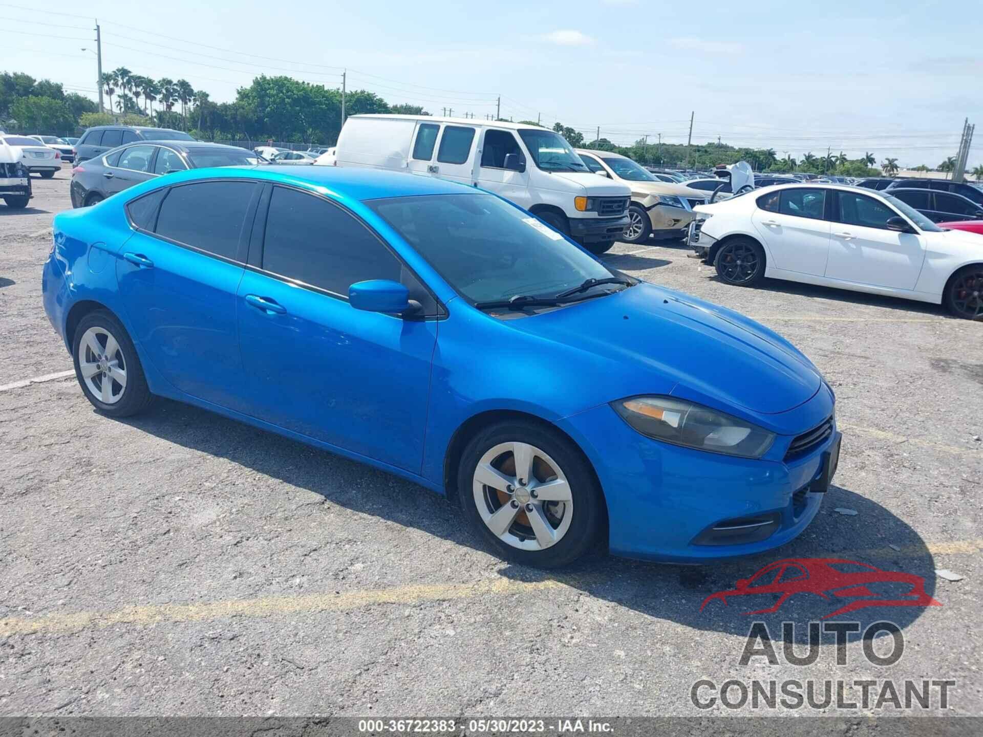 DODGE DART 2015 - 1C3CDFBB6FD315538