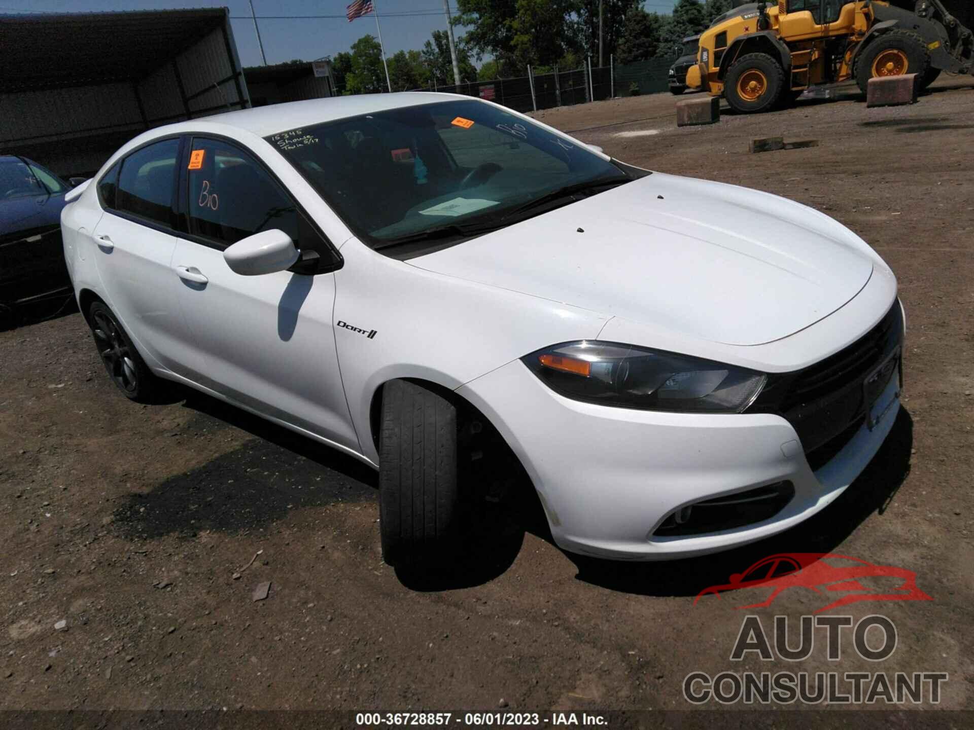 DODGE DART 2015 - 1C3CDFBB8FD267296