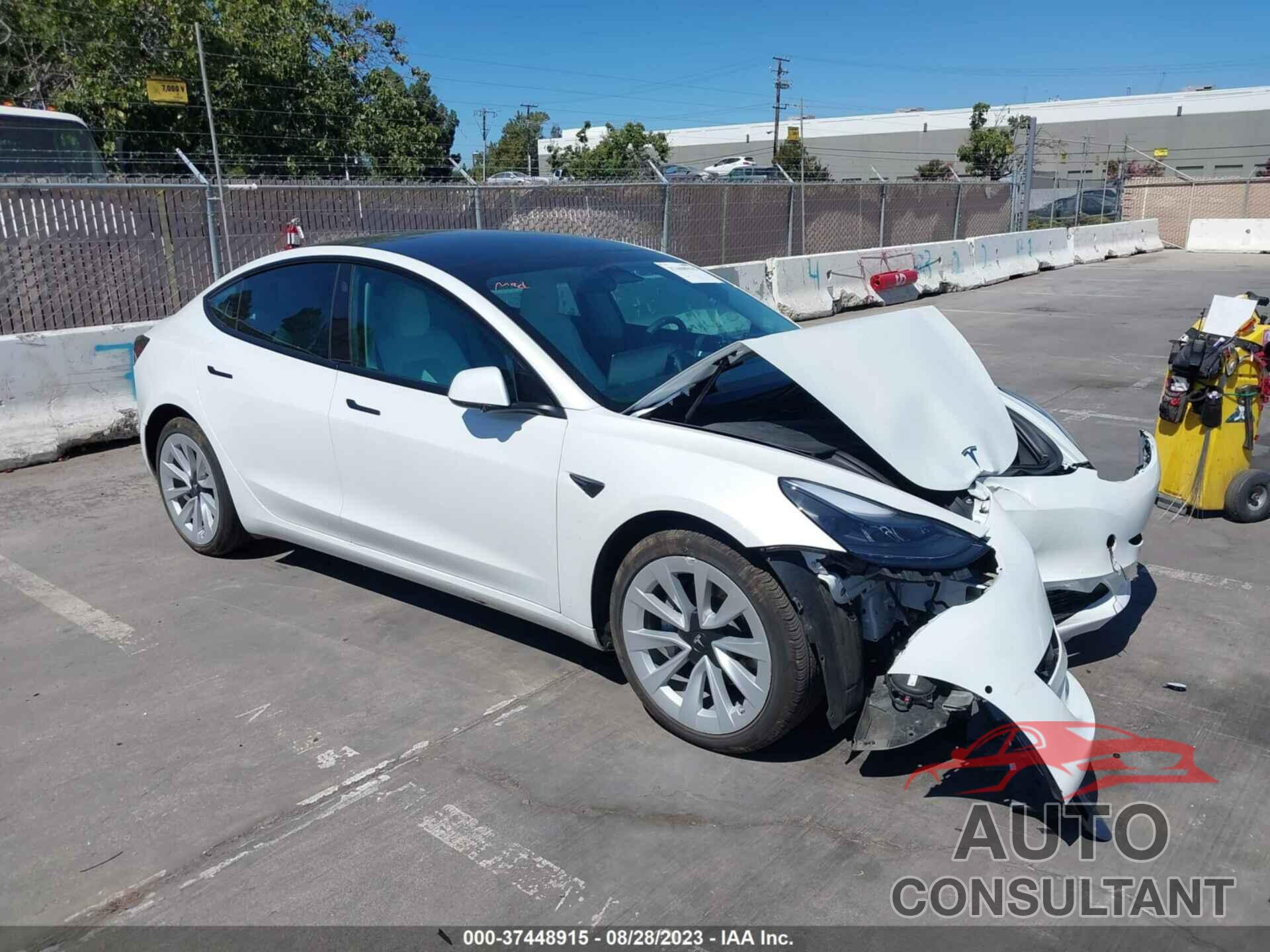 TESLA MODEL 3 2022 - 5YJ3E1EBXNF263796