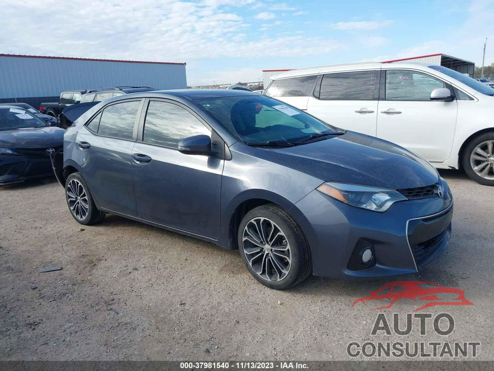 TOYOTA COROLLA 2015 - 5YFBURHE0FP206547