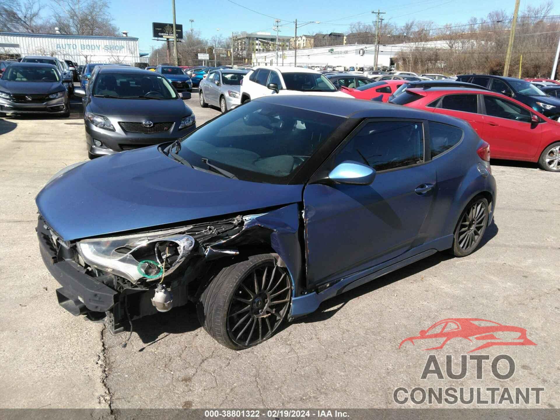 HYUNDAI VELOSTER 2016 - KMHTC6AE7GU252814