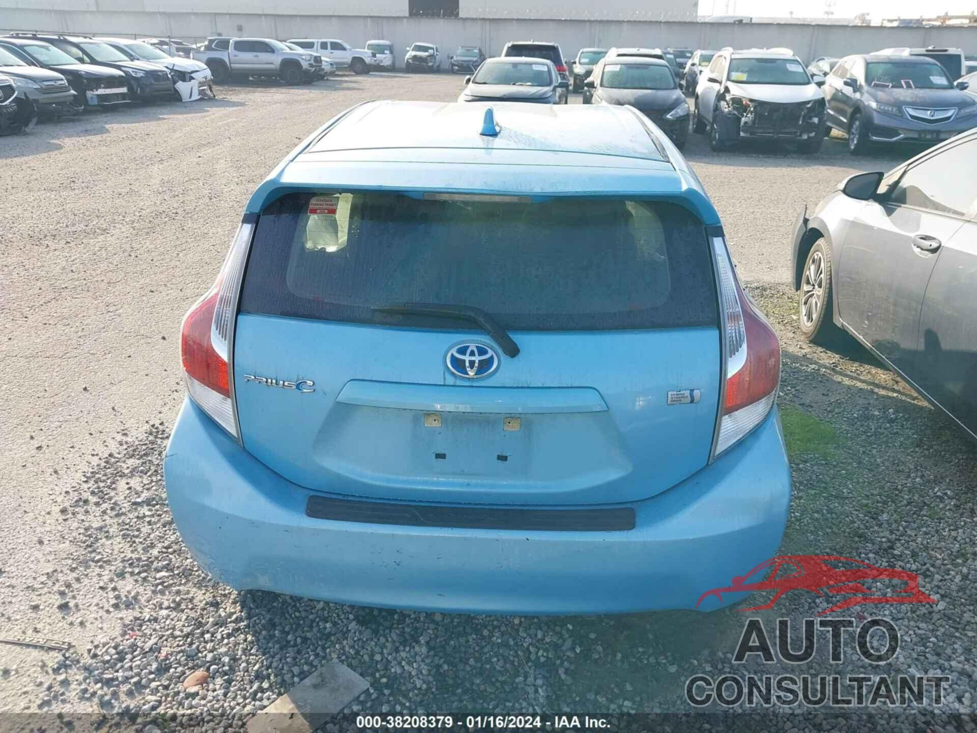 TOYOTA PRIUS C 2016 - JTDKDTB39G1589382