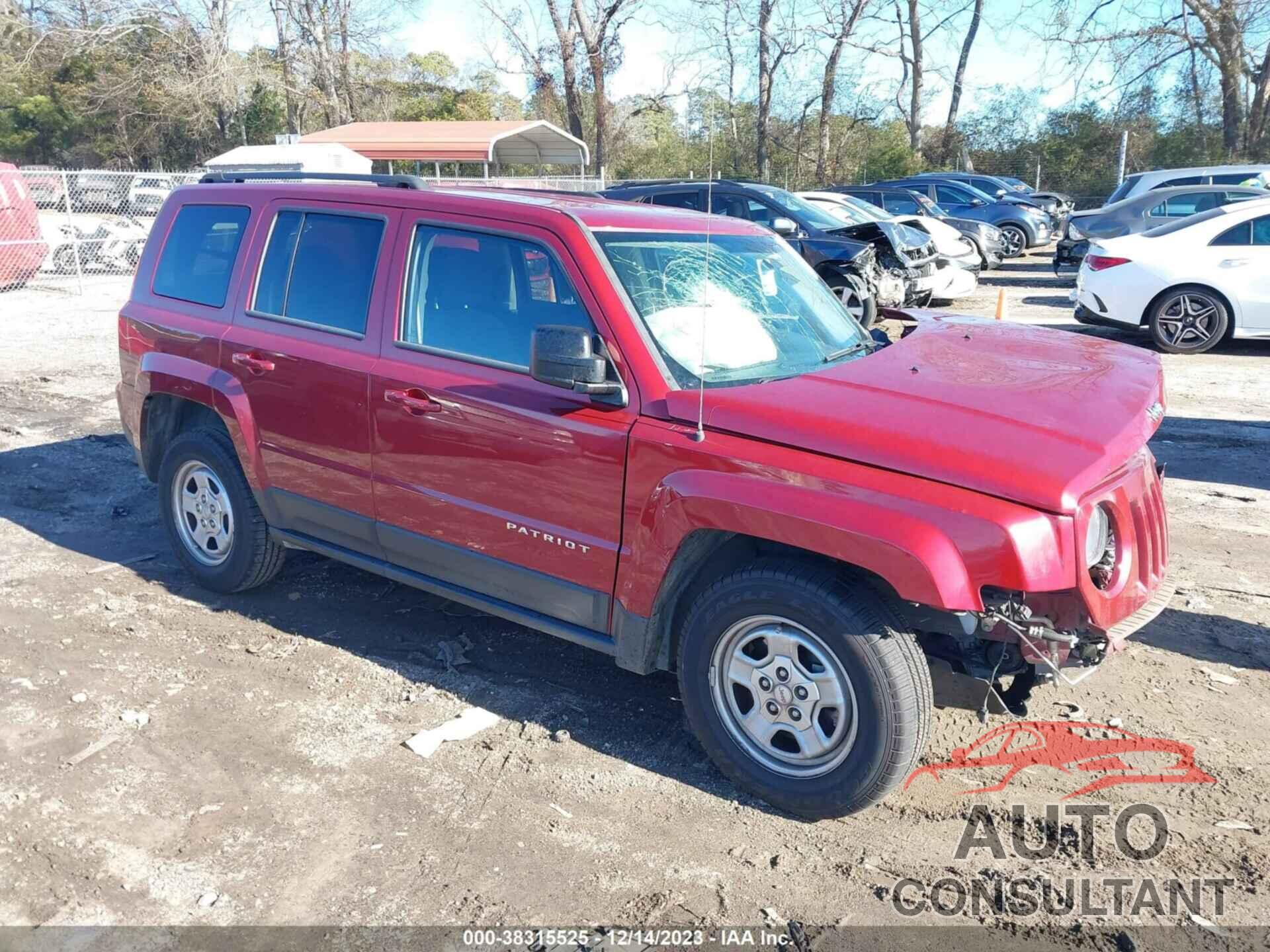 JEEP PATRIOT 2016 - 1C4NJPBA5GD807845