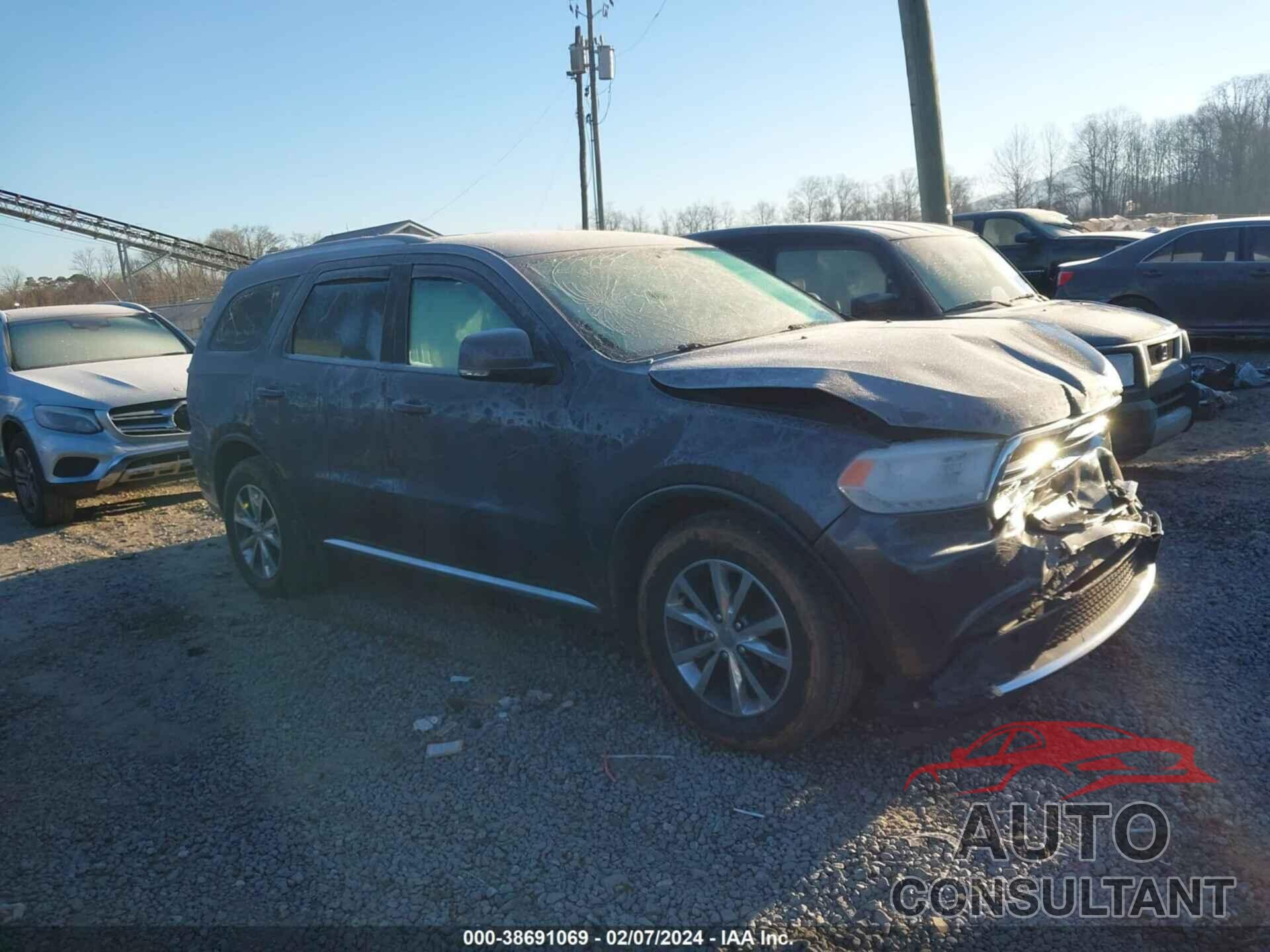 DODGE DURANGO 2016 - 1C4RDHDG6GC448978