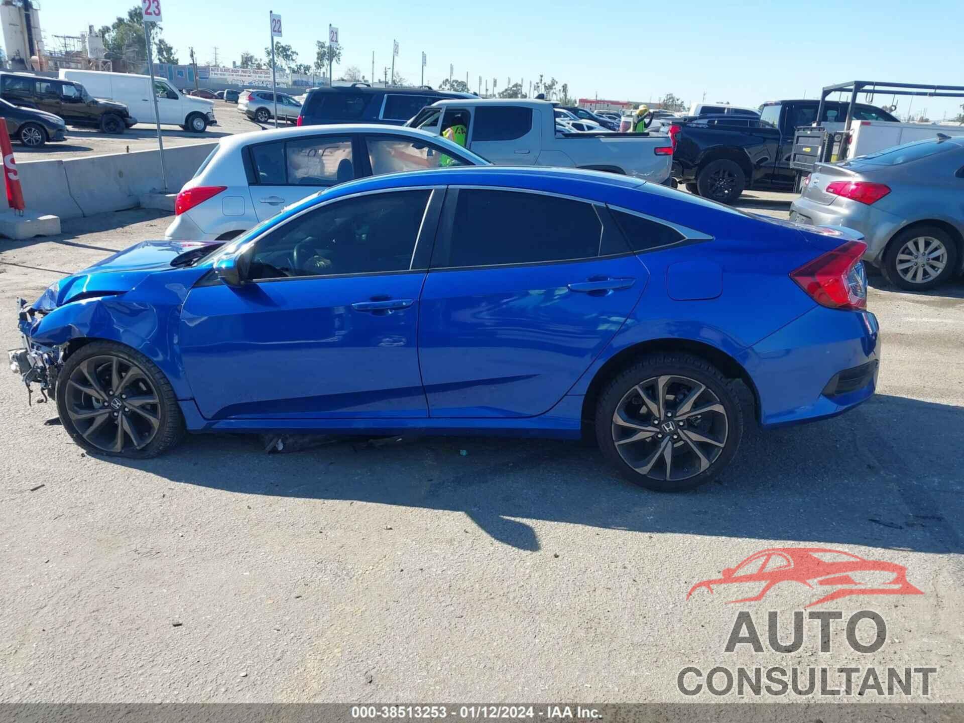 HONDA CIVIC 2019 - 19XFC2F86KE206654