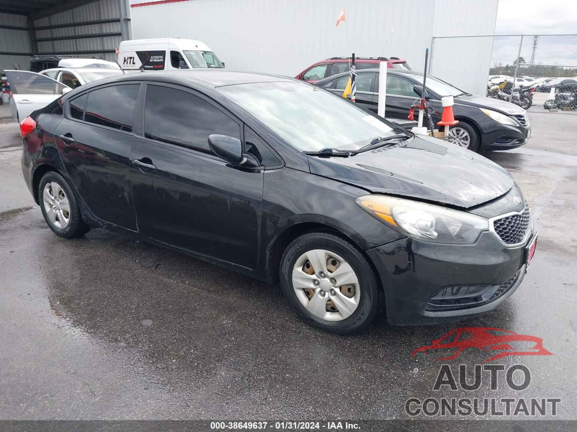 KIA FORTE 2016 - KNAFK4A60G5534981