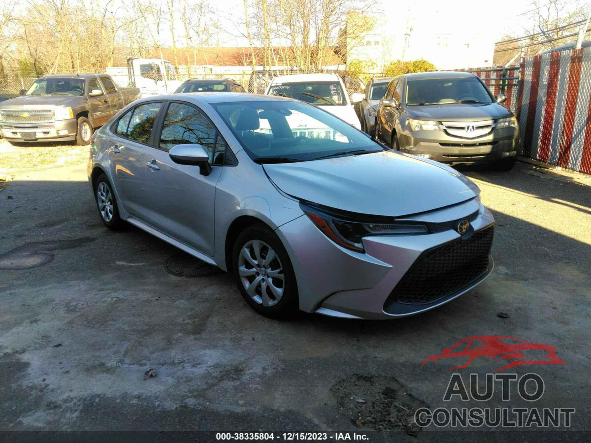 TOYOTA COROLLA 2020 - 5YFEPRAE0LP120603