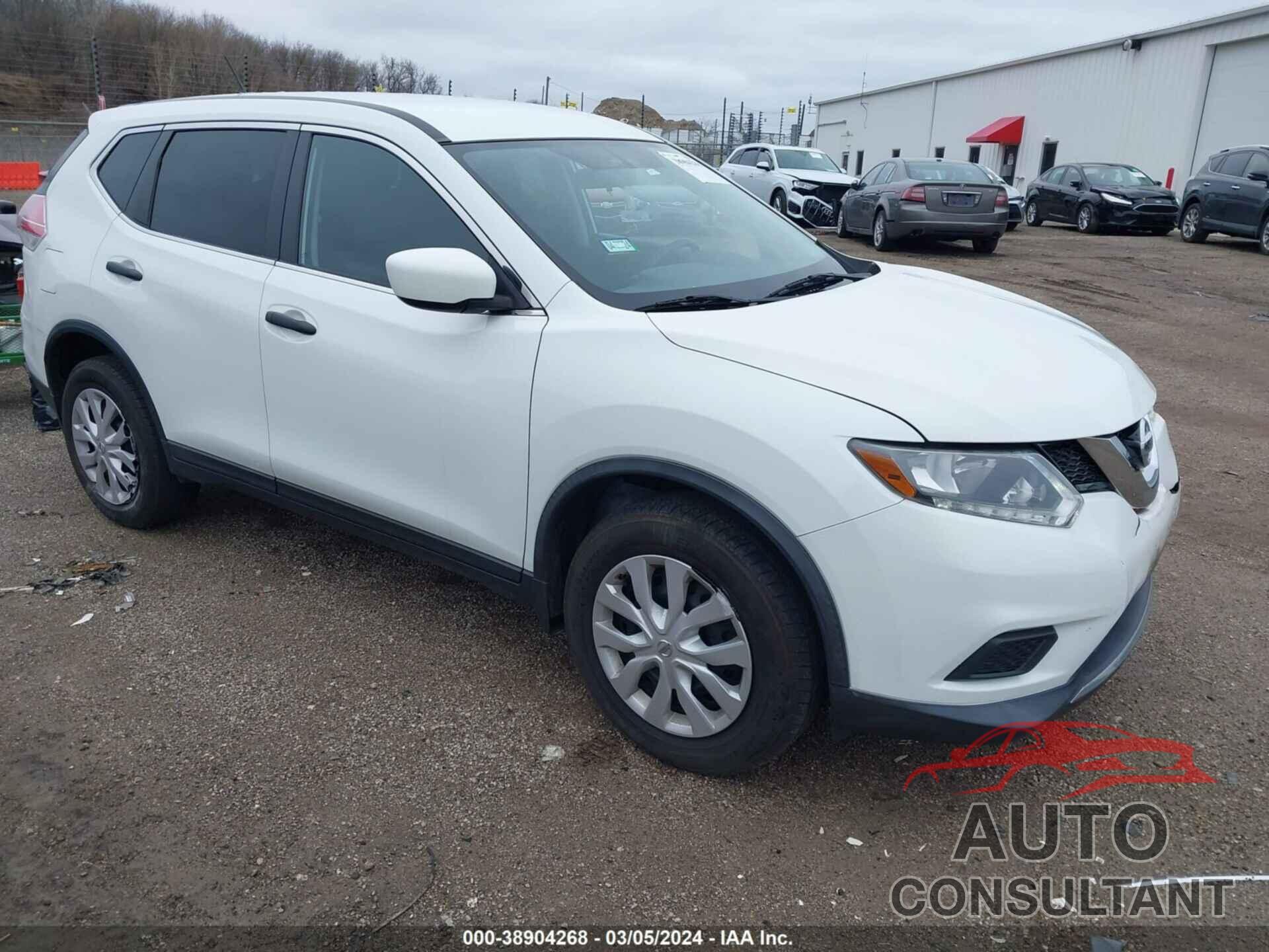 NISSAN ROGUE 2016 - KNMAT2MV0GP634455