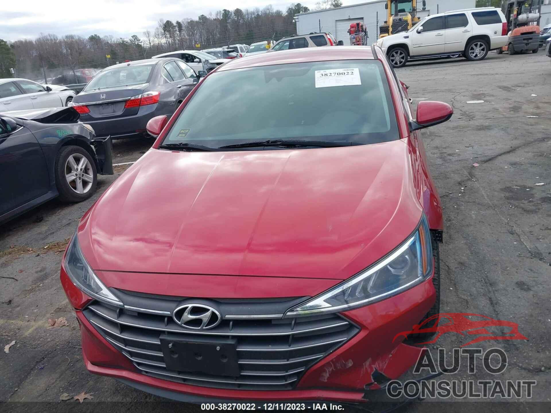 HYUNDAI ELANTRA 2020 - 5NPD84LF4LH541464