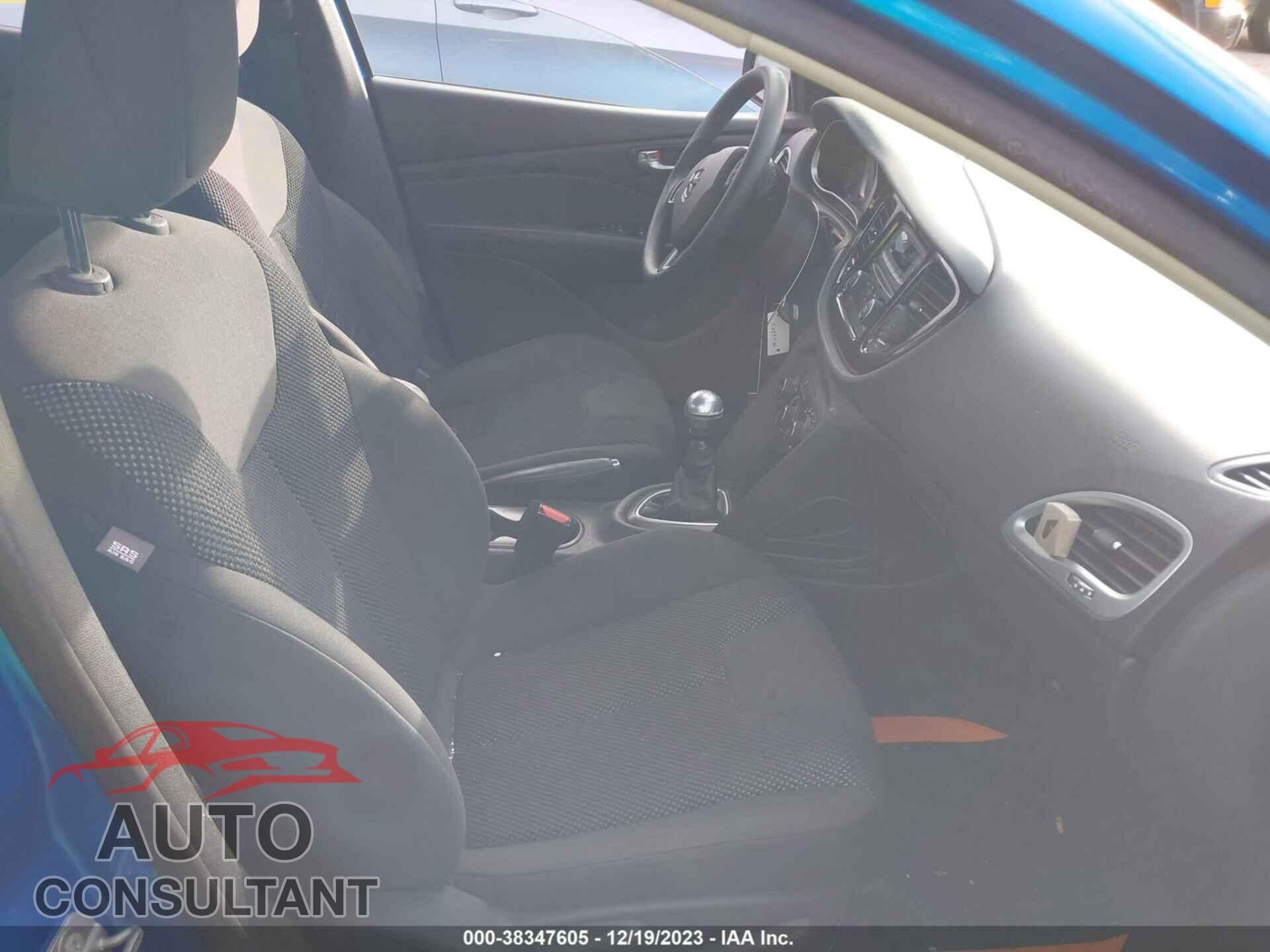 DODGE DART 2016 - 1C3CDFAA6GD592183