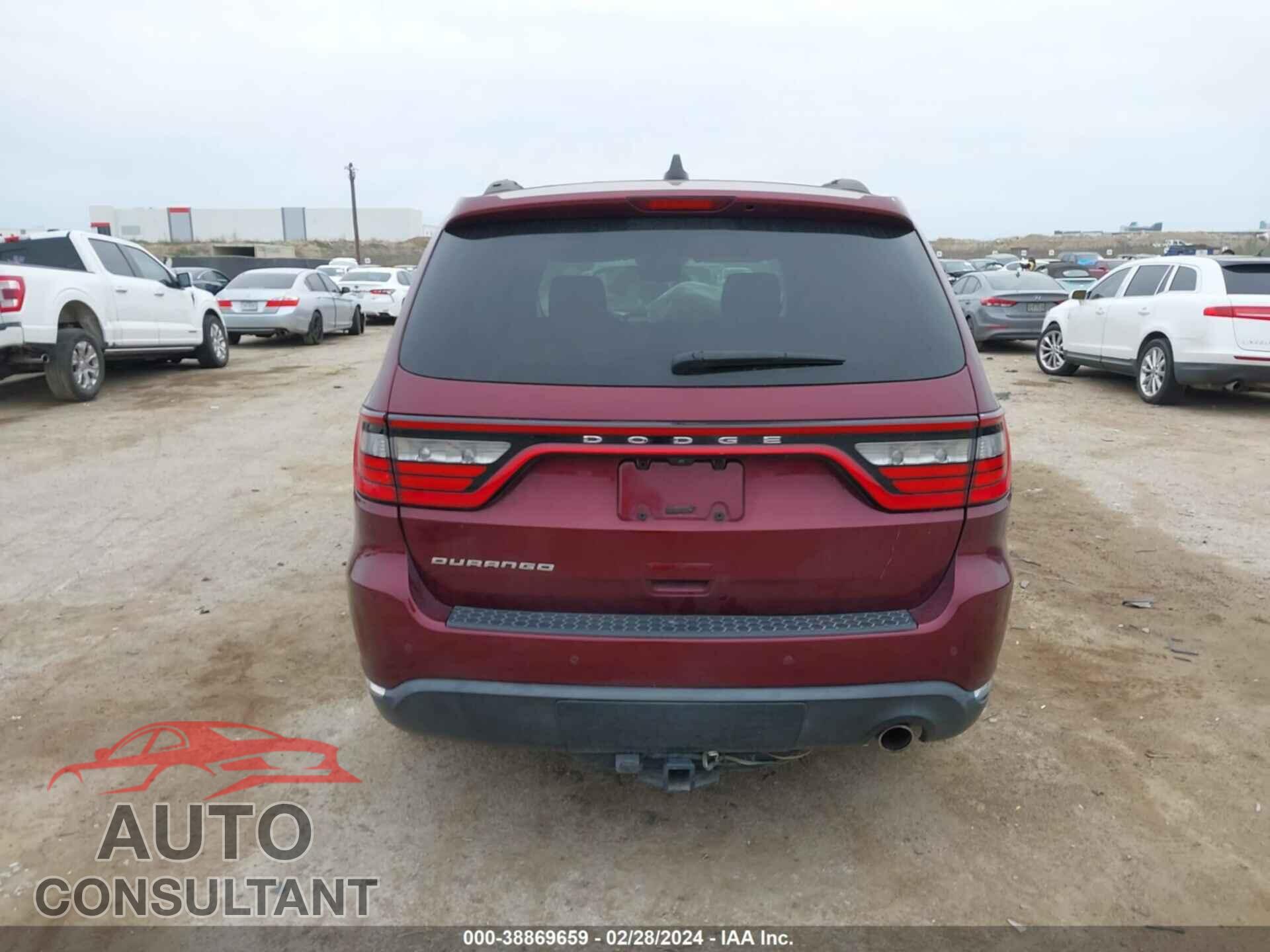 DODGE DURANGO 2018 - 1C4RDHAG9JC247961