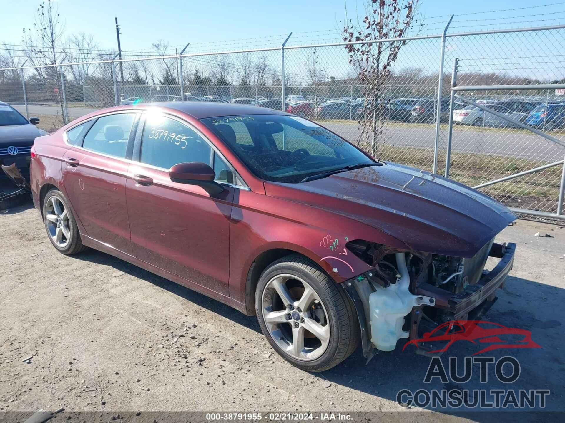 FORD FUSION 2016 - 3FA6P0G76GR337247