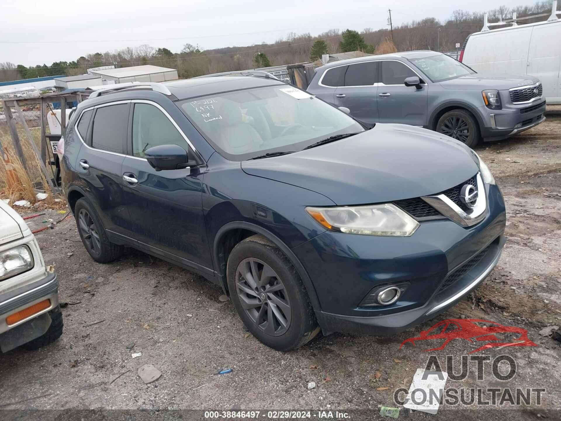 NISSAN ROGUE 2016 - 5N1AT2MT3GC779412