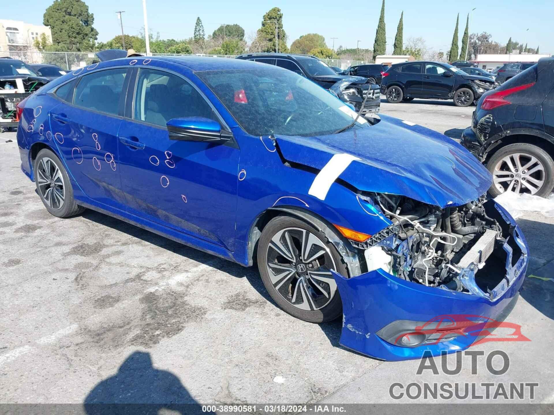 HONDA CIVIC 2017 - 2HGFC1F38HH654679