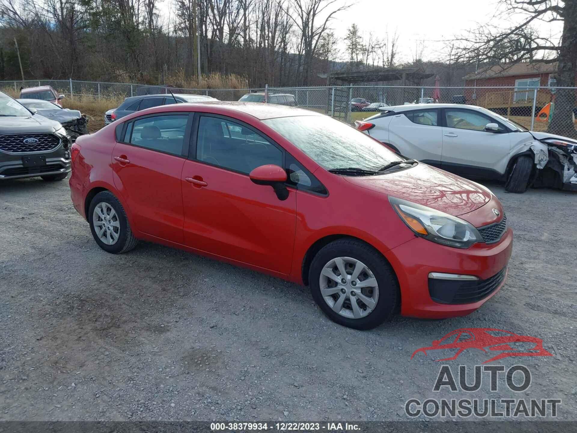 KIA RIO 2017 - KNADM4A31H6046626