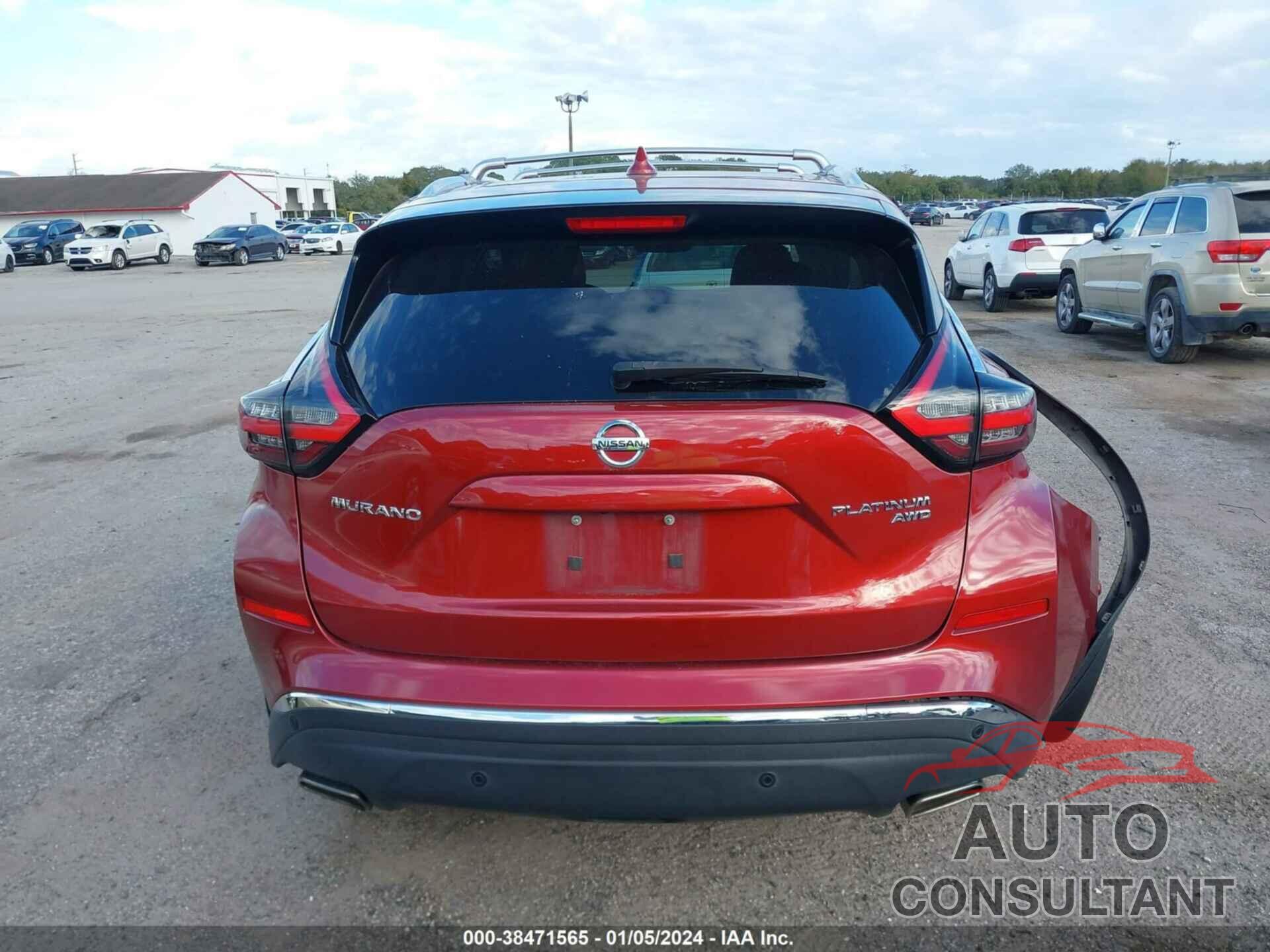 NISSAN MURANO 2019 - 5N1AZ2MS9KN124741