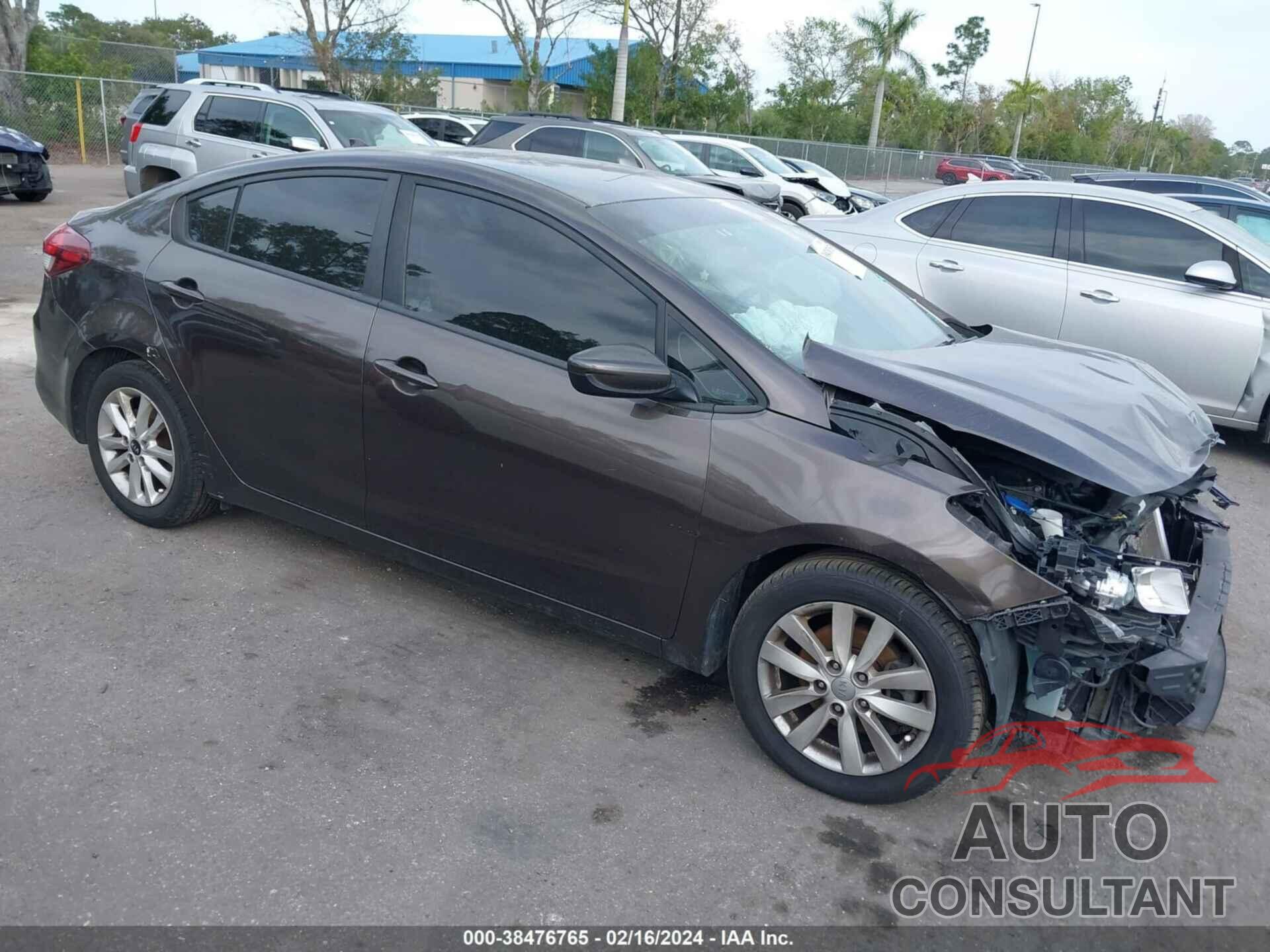 KIA FORTE 2017 - 3KPFL4A71HE147063