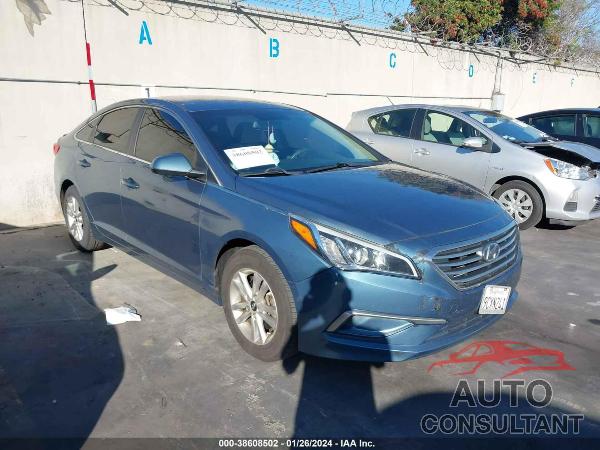 HYUNDAI SONATA 2016 - 5NPE24AF1GH266179