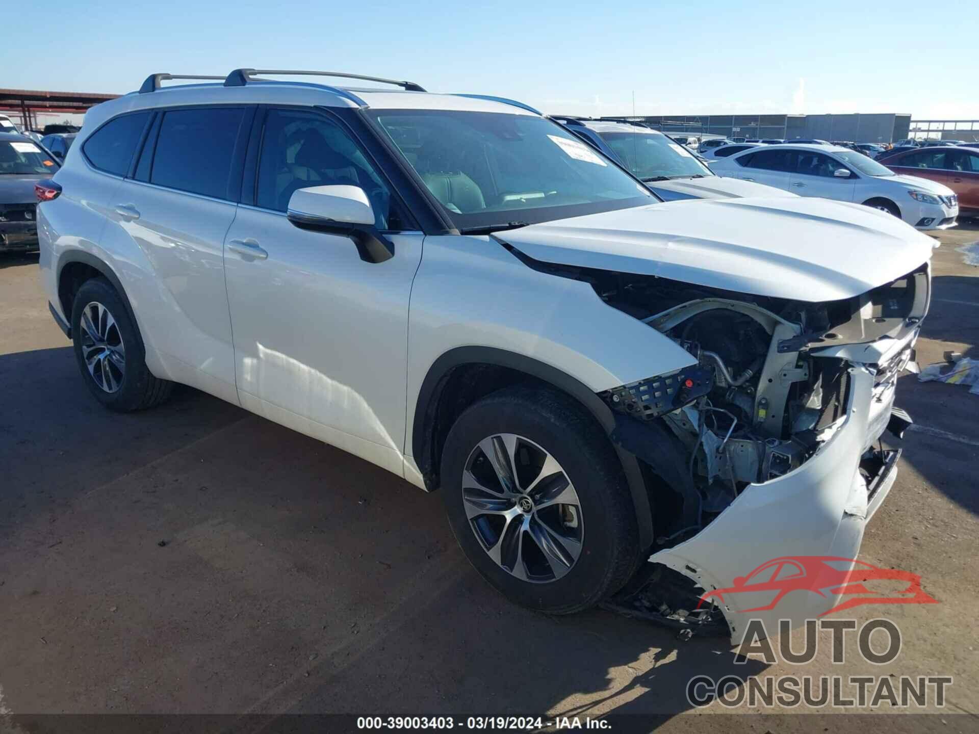 TOYOTA HIGHLANDER 2020 - 5TDHZRAH2LS509168