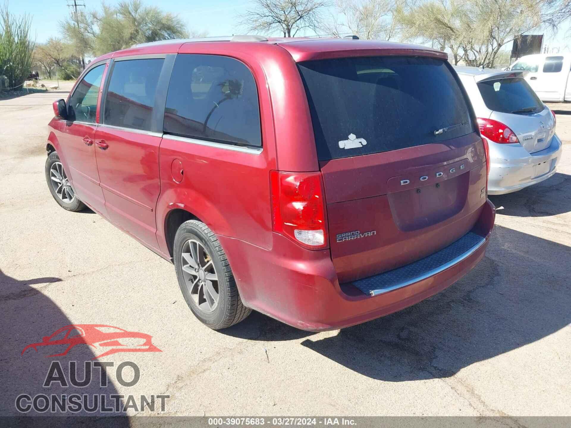 DODGE GRAND CARAVAN 2016 - 2C4RDGCG9GR276335