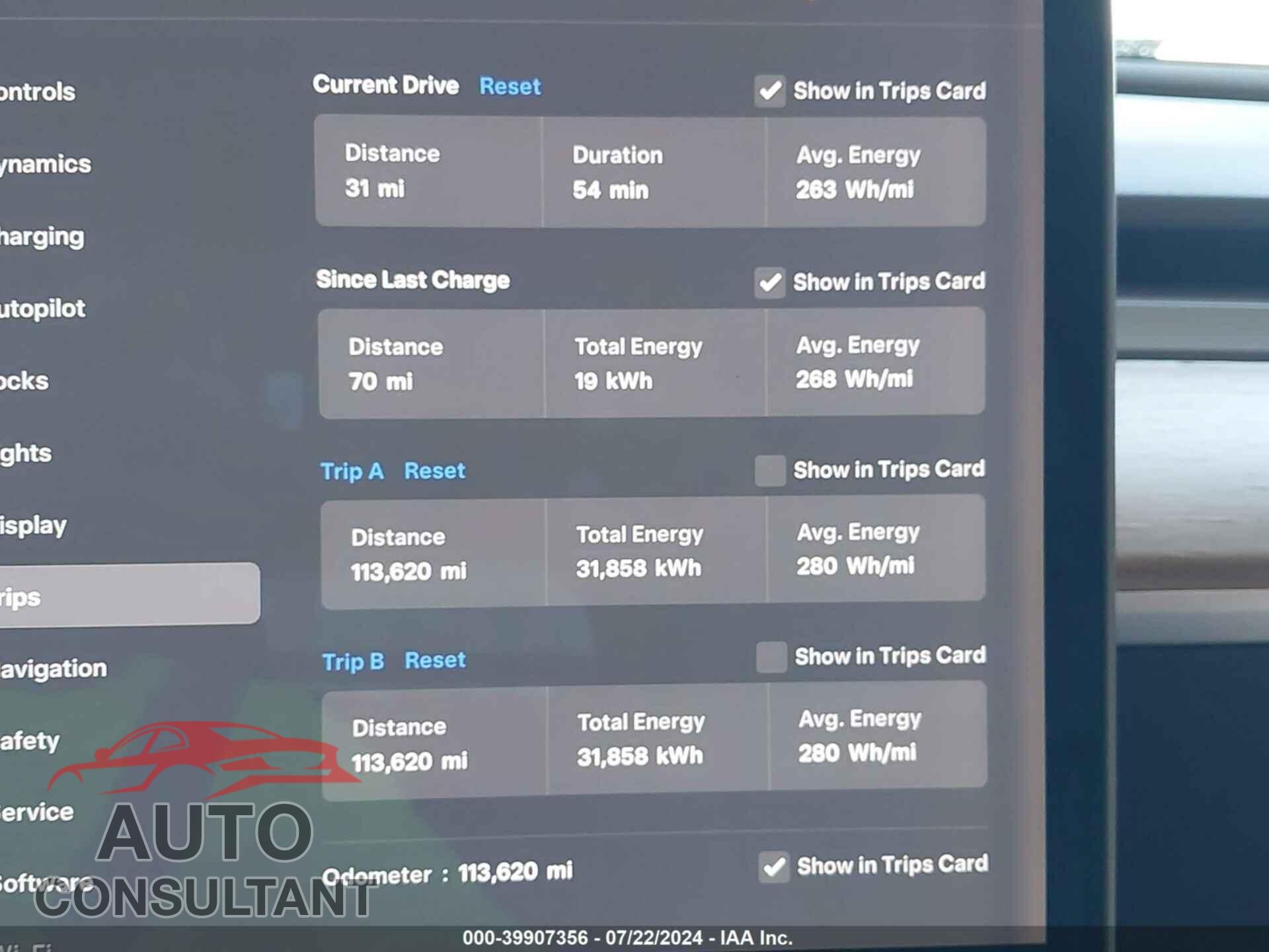 TESLA MODEL 3 2019 - 5YJ3E1EB6KF533408