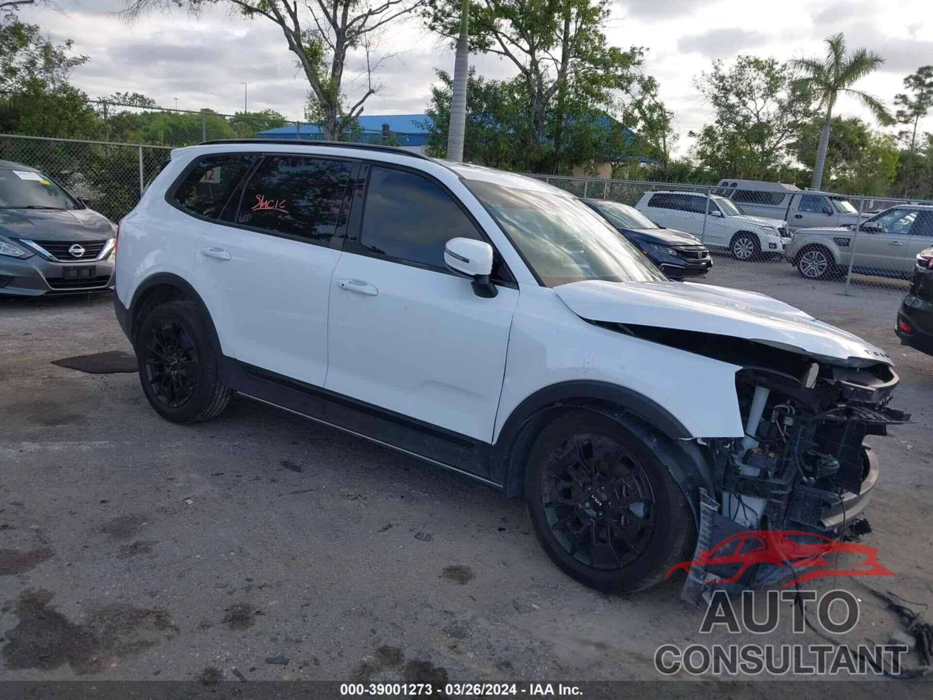 KIA TELLURIDE 2022 - 5XYP3DHC8NG282496