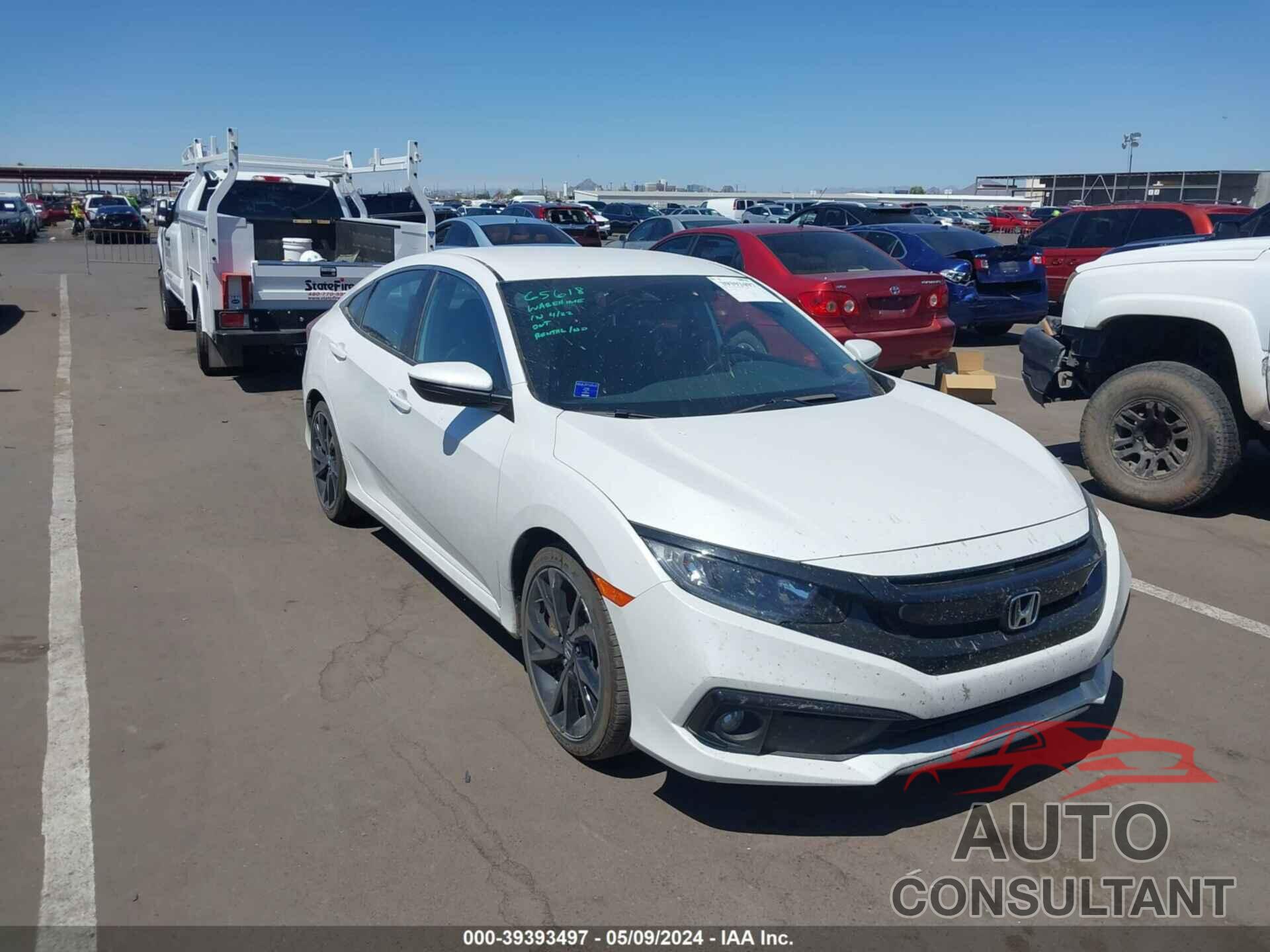 HONDA CIVIC 2019 - 2HGFC2F89KH539453