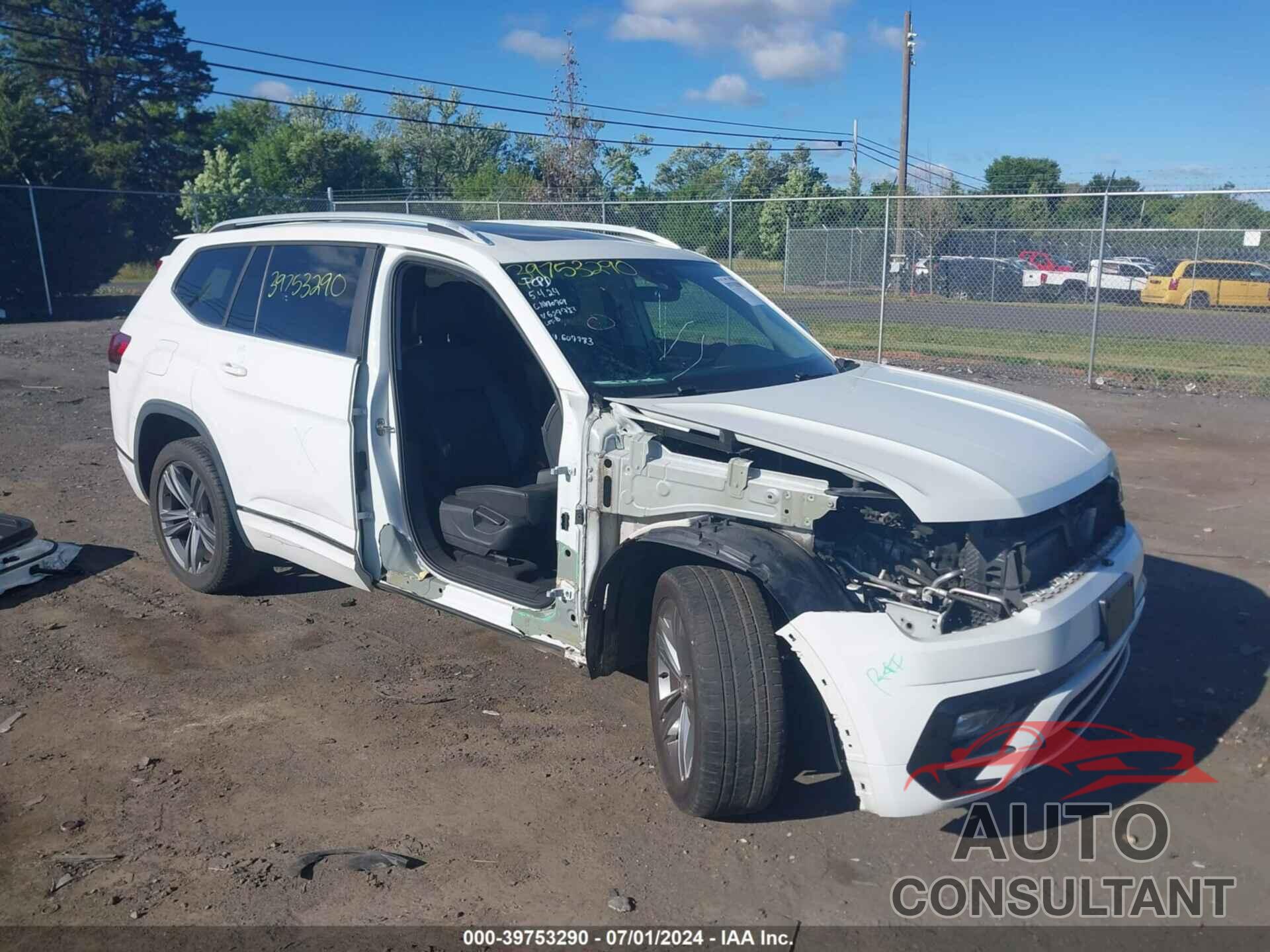 VOLKSWAGEN ATLAS 2019 - 1V2XR2CA6KC607783