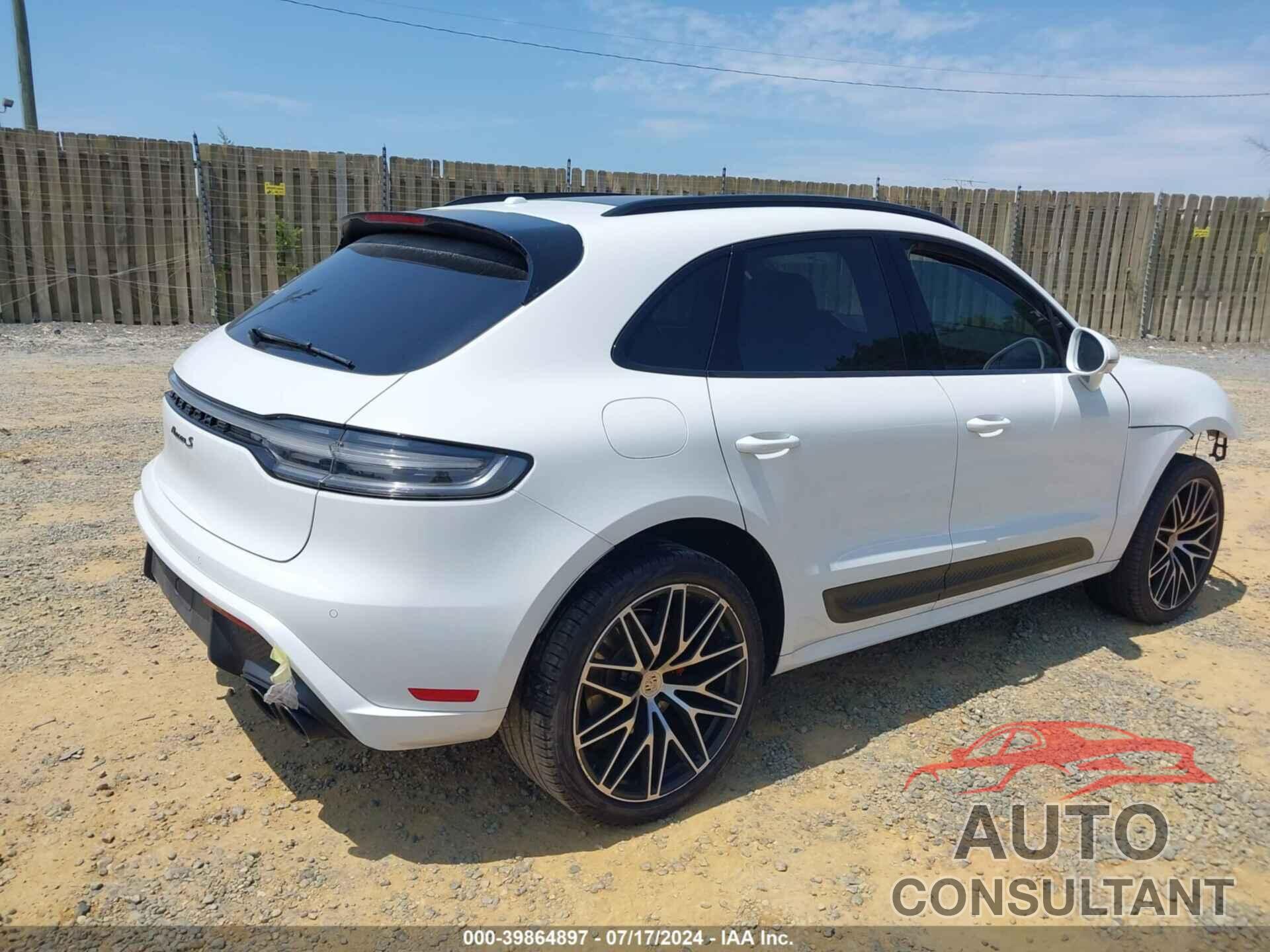 PORSCHE MACAN 2022 - WP1AG2A50NLB25140