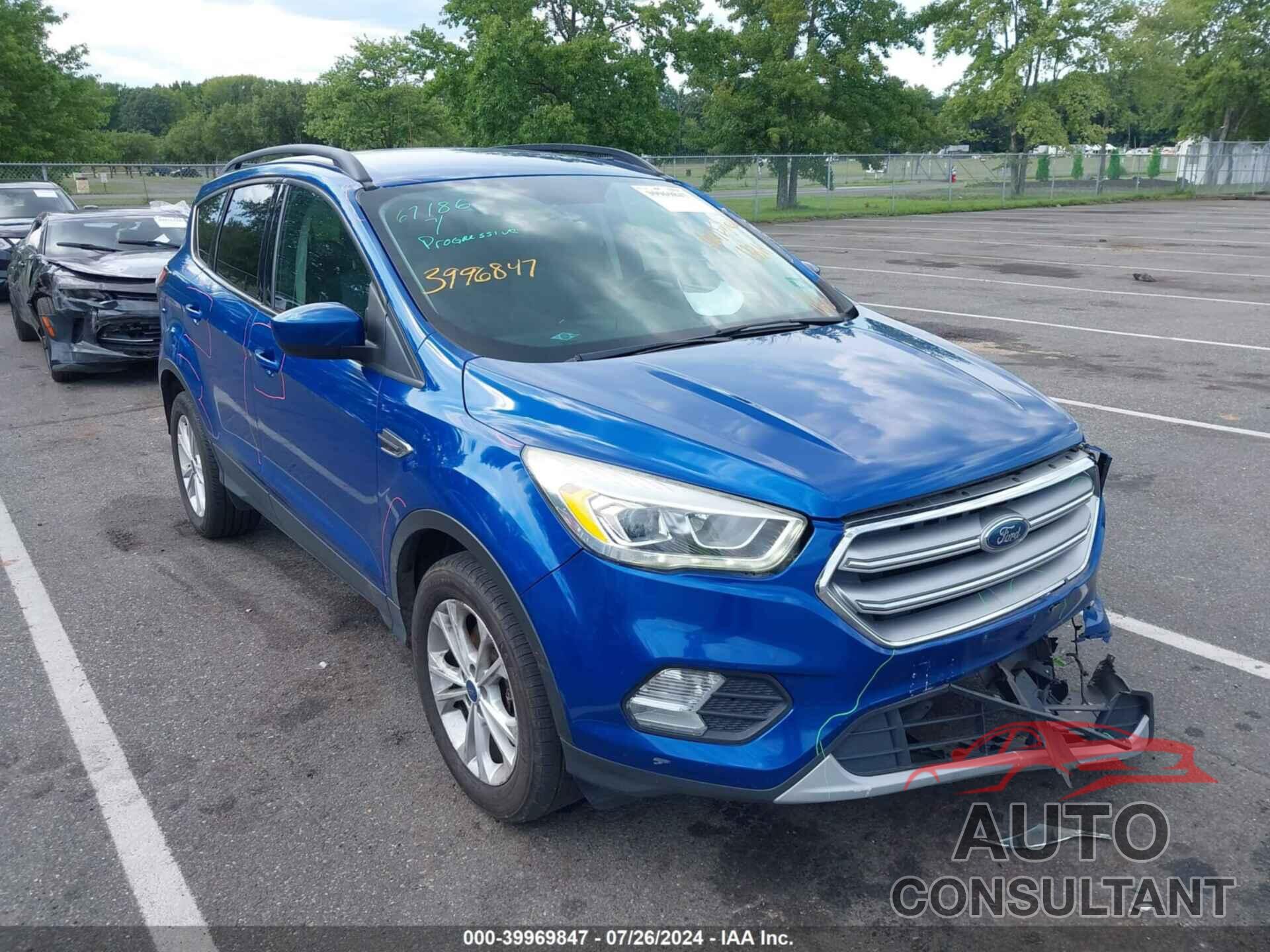 FORD ESCAPE 2017 - 1FMCU9GD9HUA37708