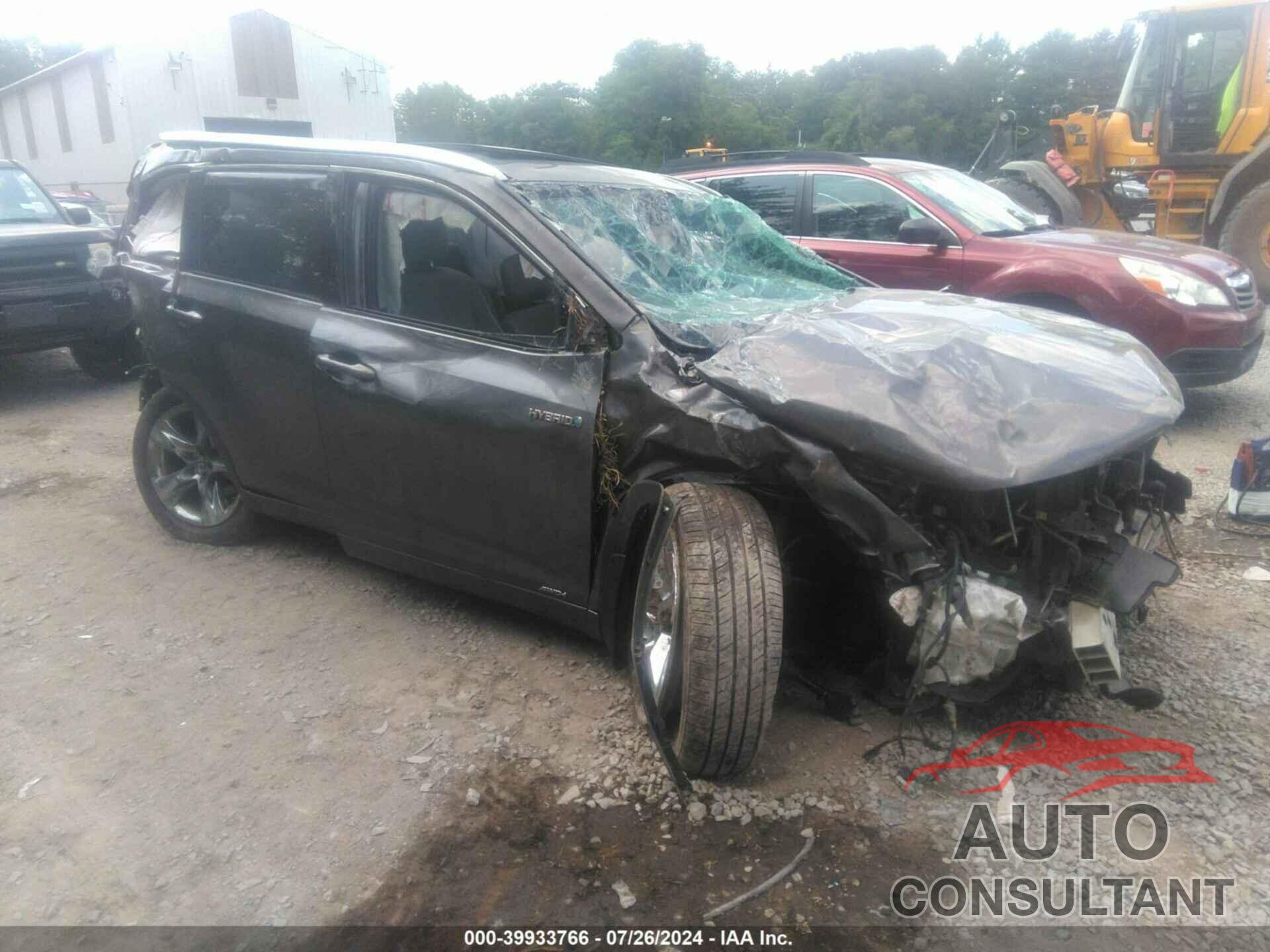 TOYOTA HIGHLANDER HYBRID 2019 - 5TDDGRFHXKS056431