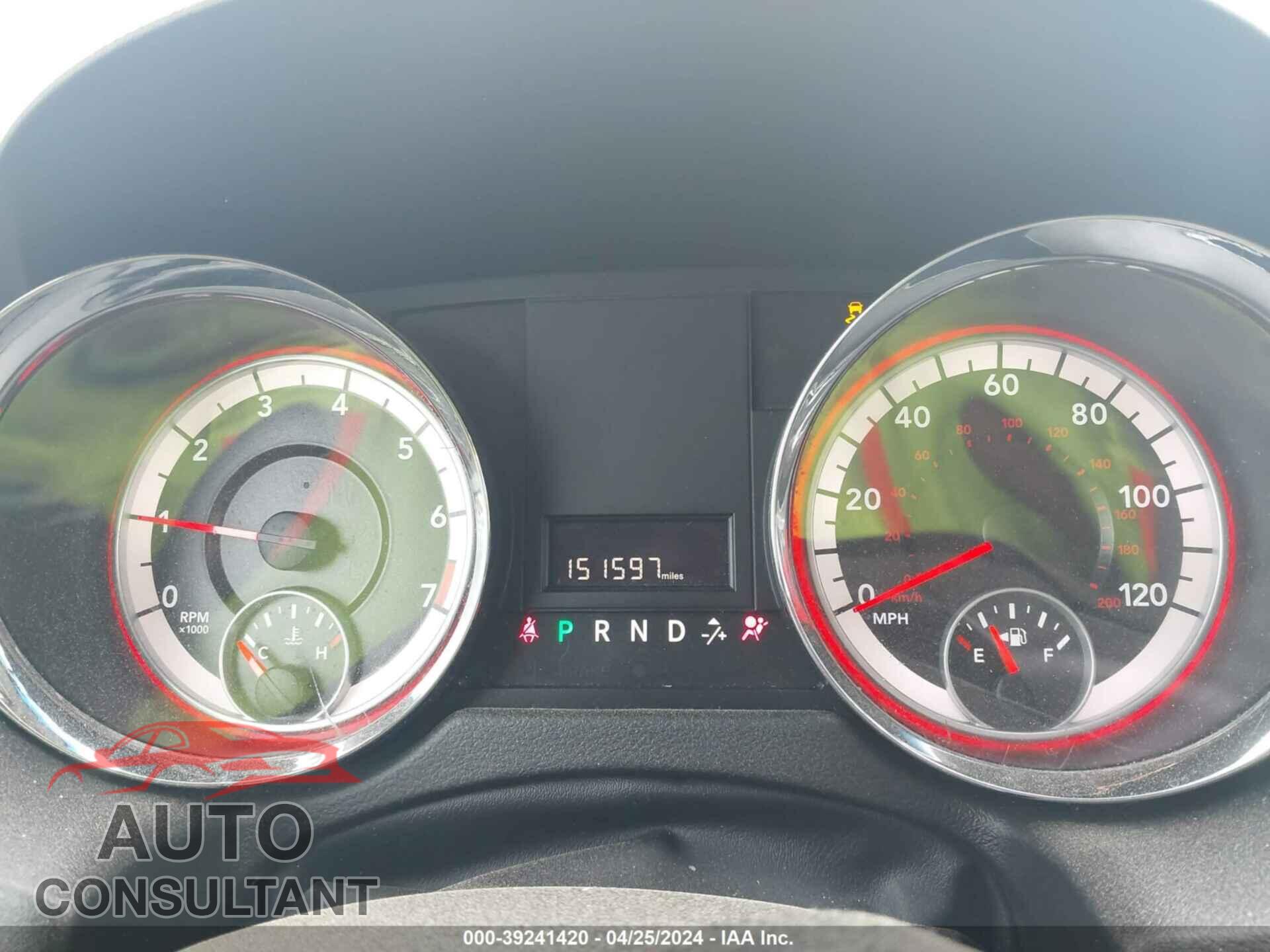 DODGE GRAND CARAVAN 2013 - 2C4RDGBG0DR658864