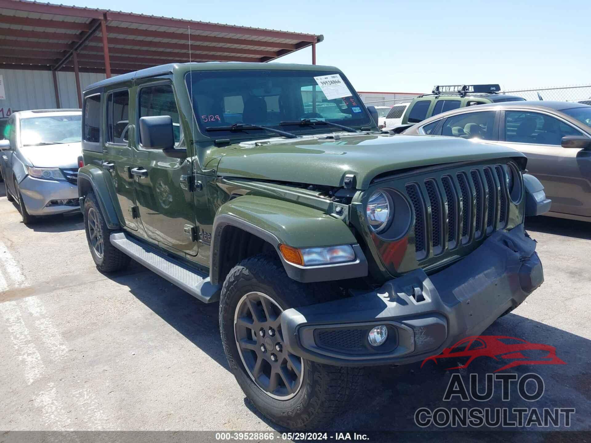 JEEP WRANGLER UNLIMITED 2021 - 1C4HJXDG9MW756834