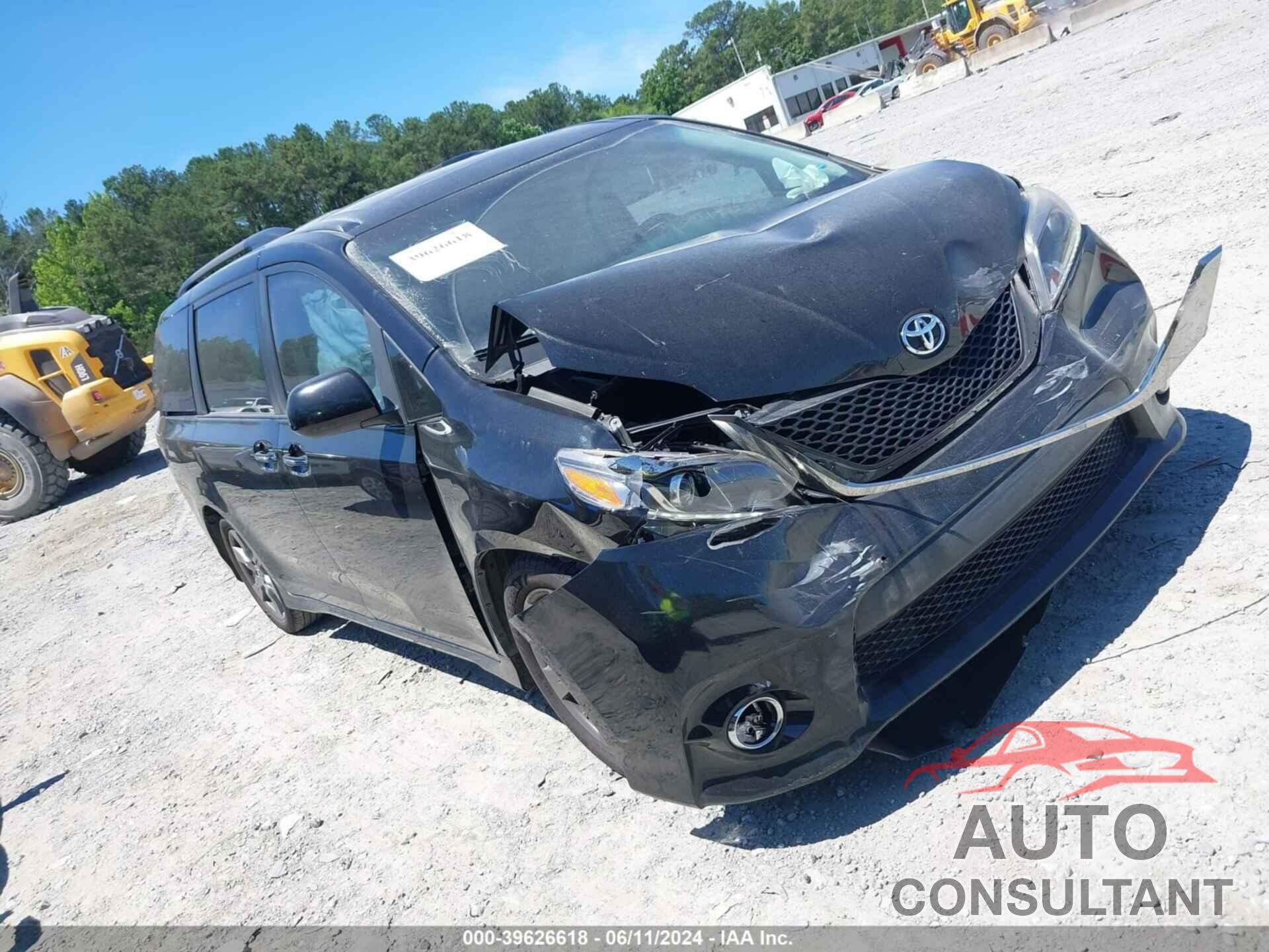 TOYOTA SIENNA 2017 - 5TDXZ3DC0HS805063