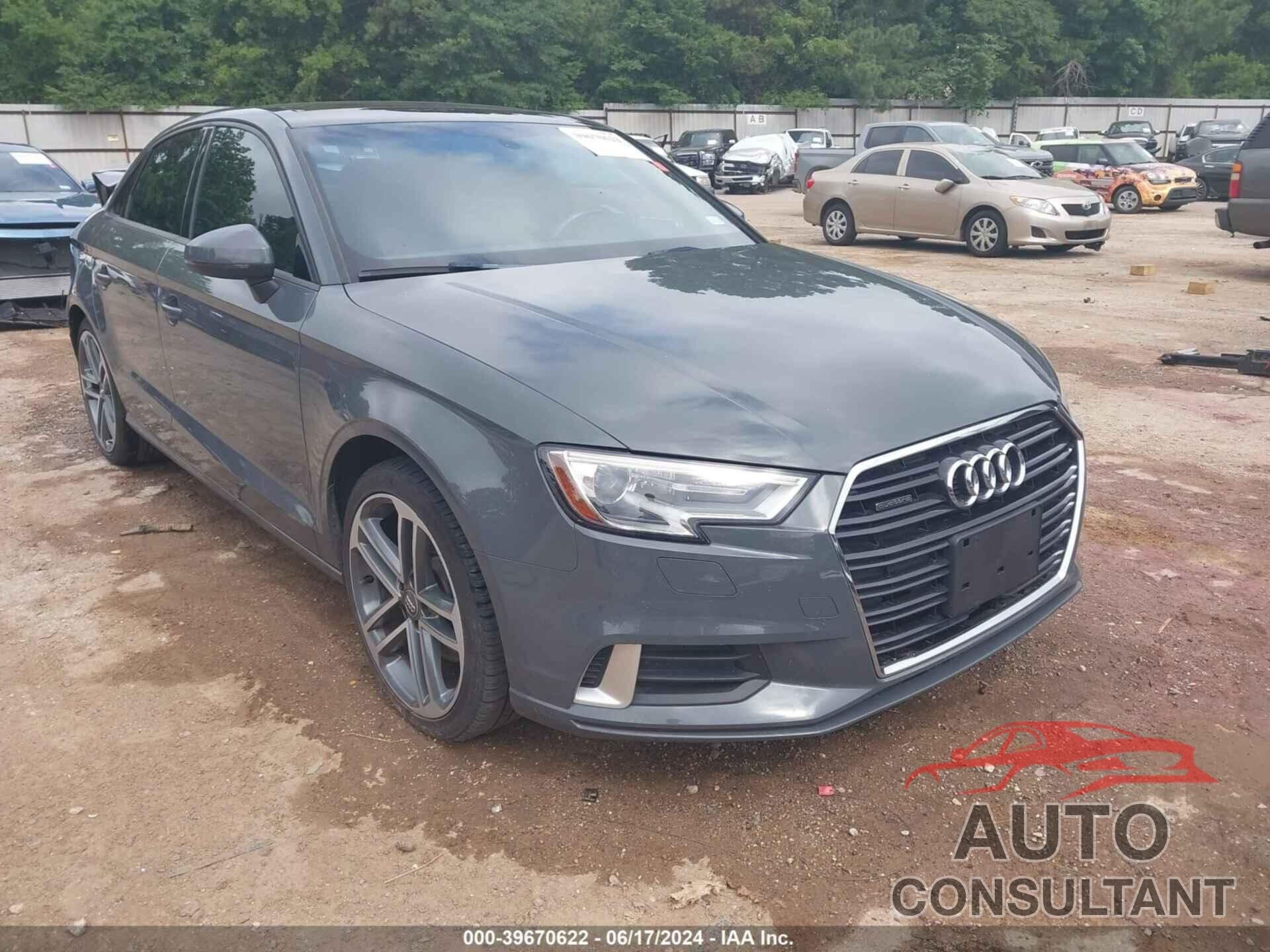 AUDI A3 2018 - WAUB8GFF7J1037786