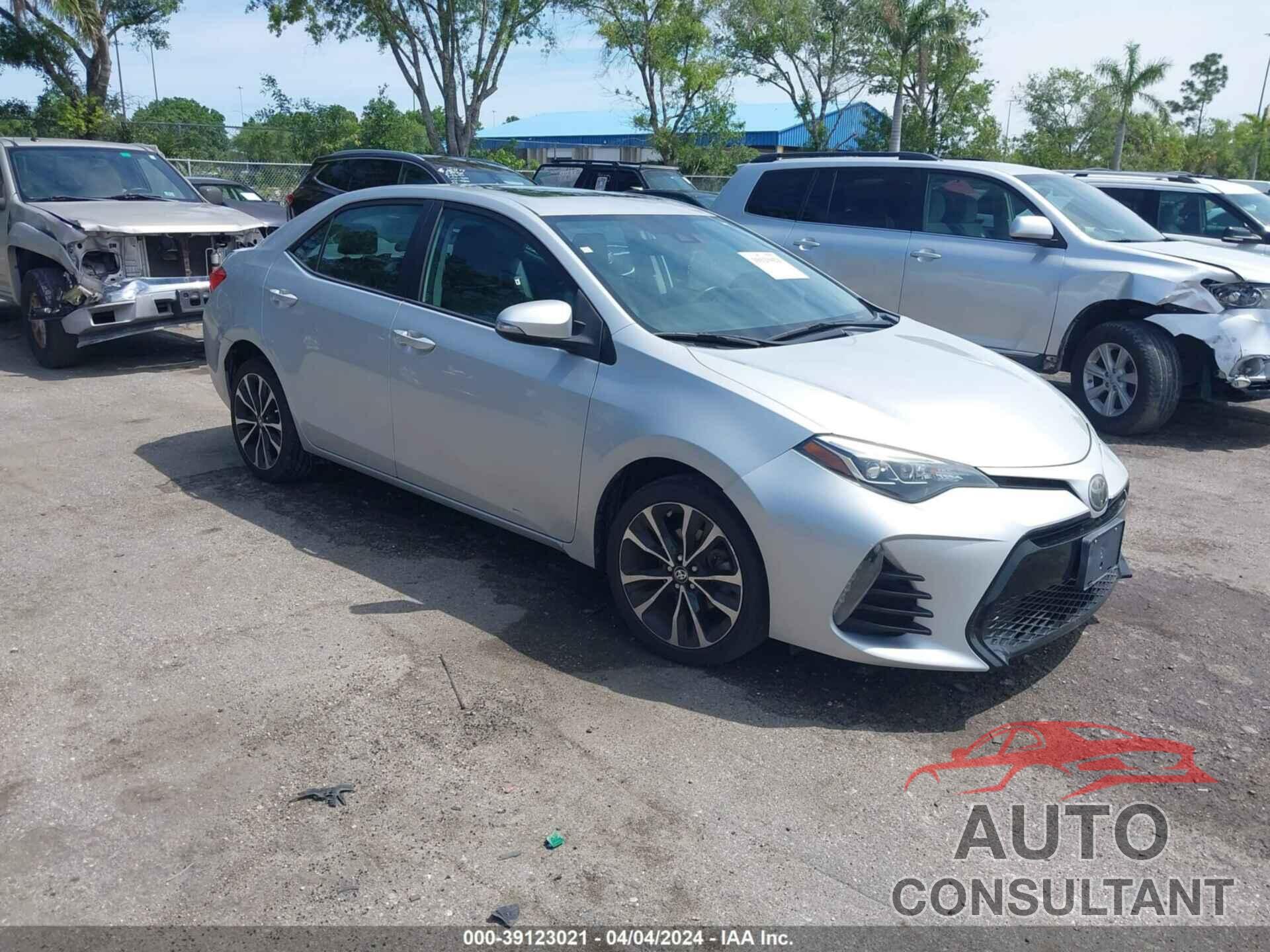 TOYOTA COROLLA 2018 - 2T1BURHE9JC002953