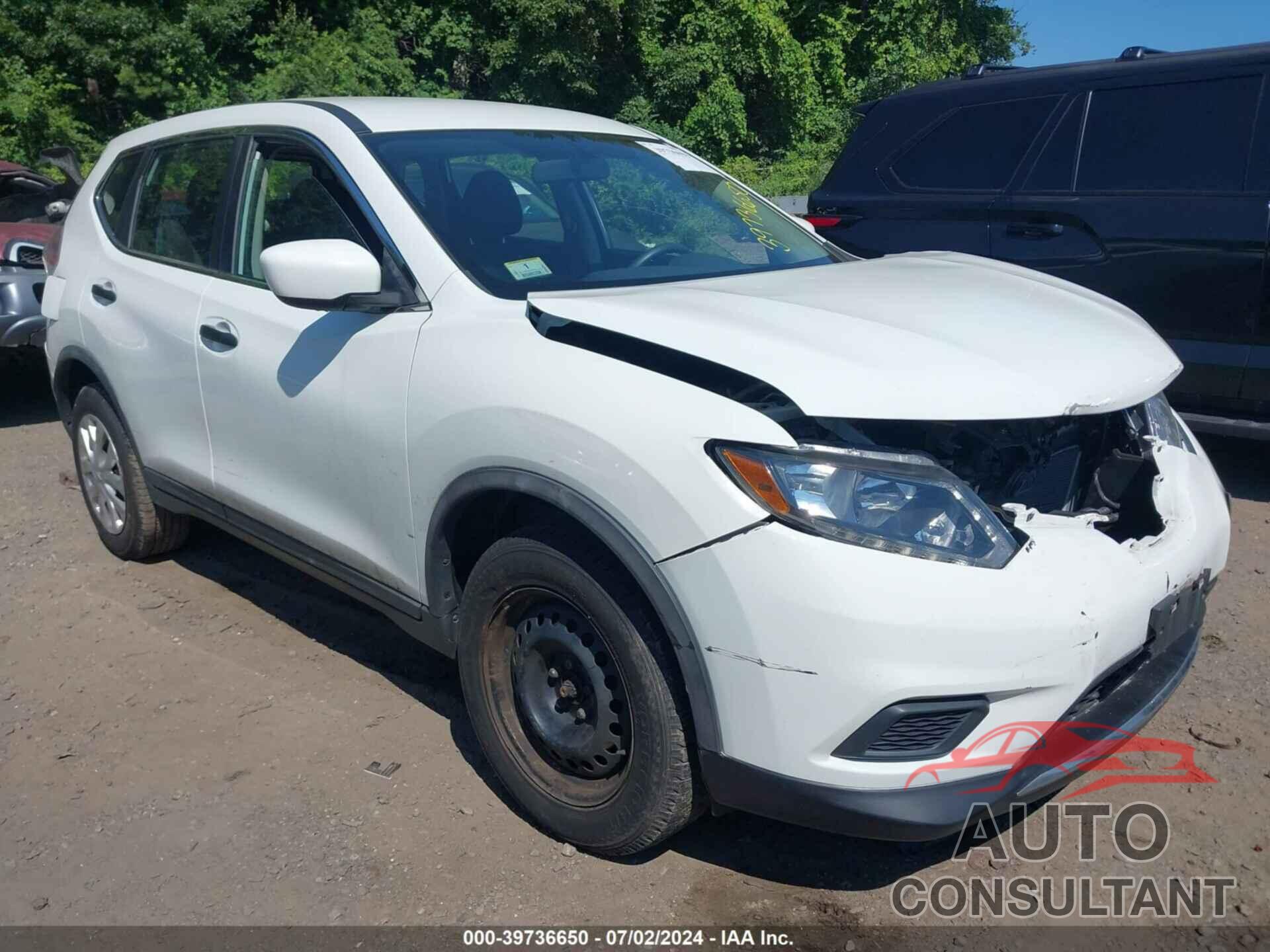 NISSAN ROGUE 2016 - KNMAT2MV0GP675720