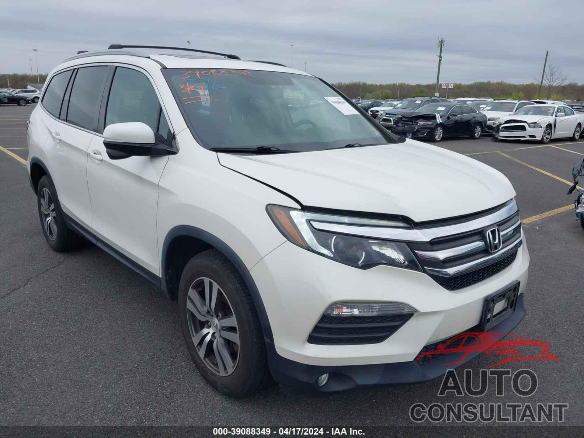 HONDA PILOT 2017 - 5FNYF6H70HB048228