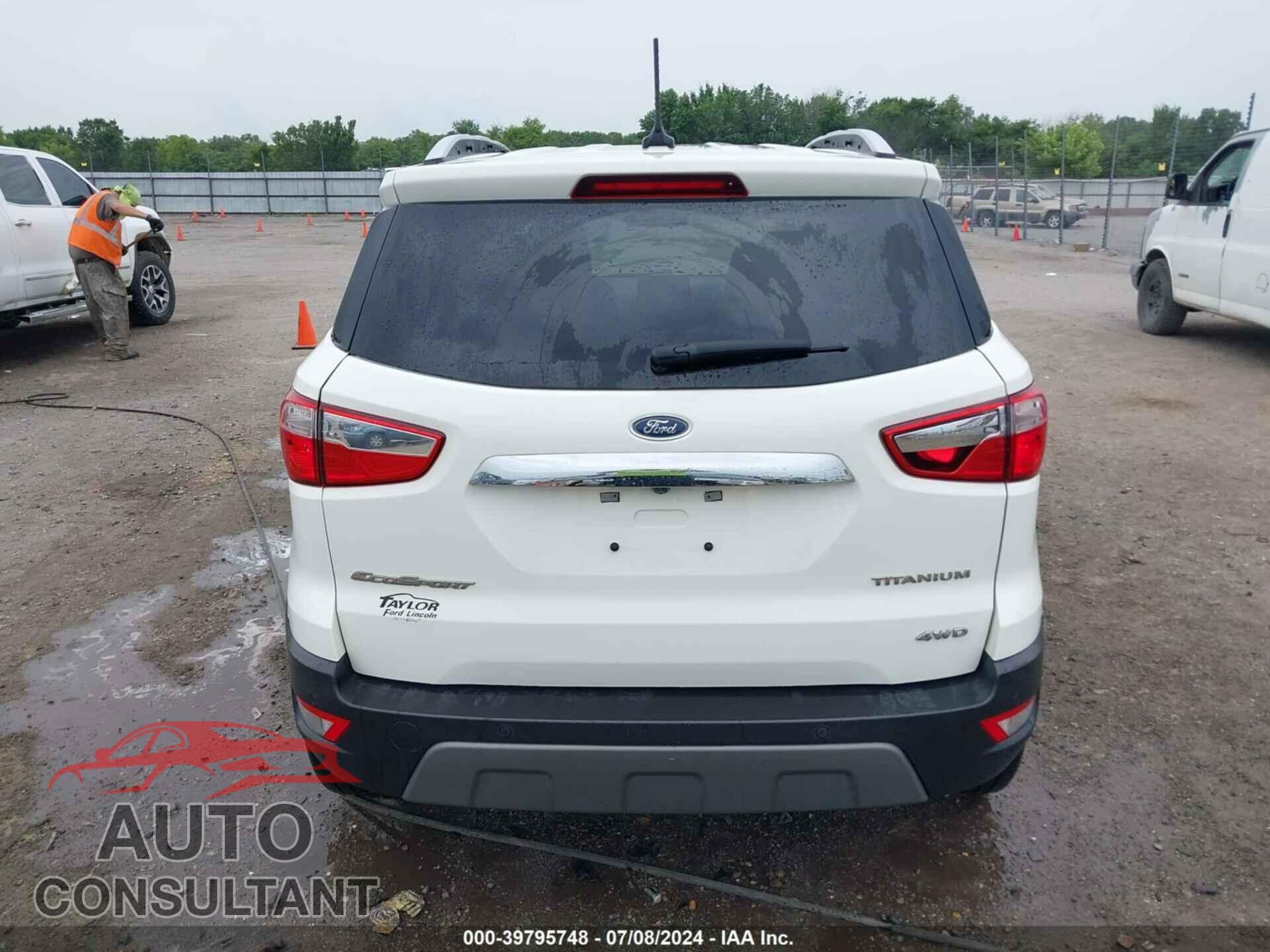 FORD ECOSPORT 2020 - MAJ6S3KL1LC346421