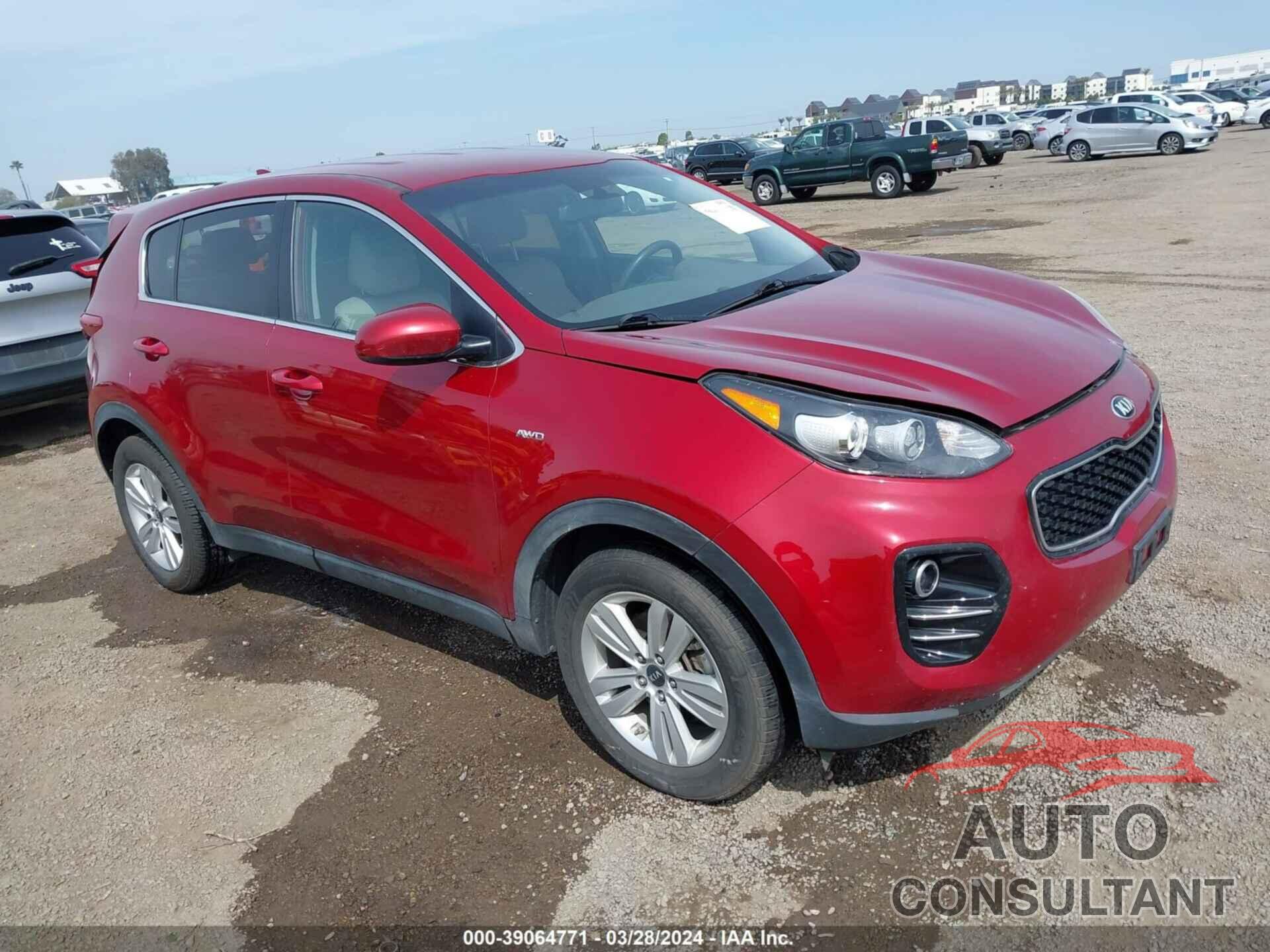 KIA SPORTAGE 2017 - KNDPMCAC9H7138958