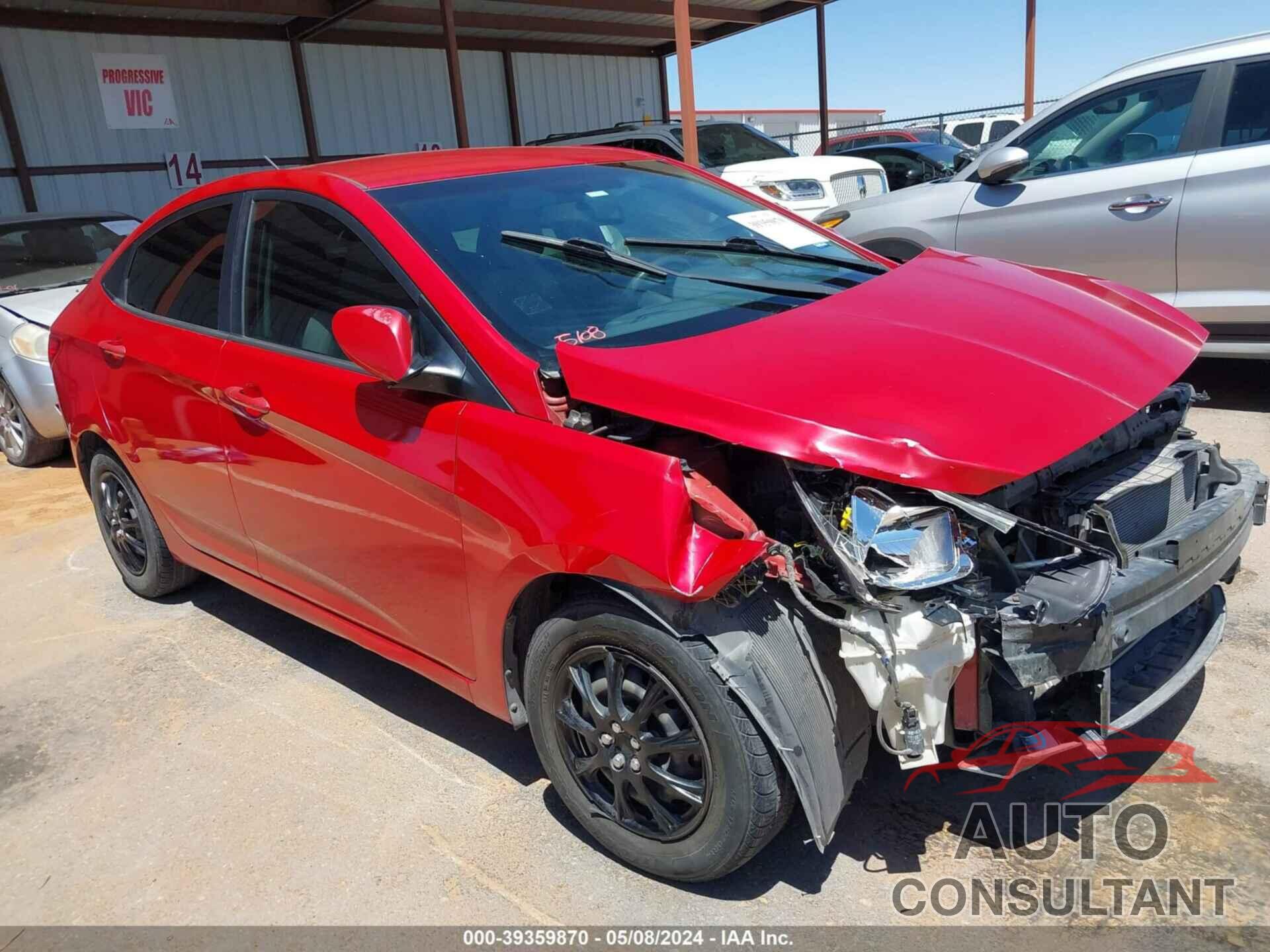 HYUNDAI ACCENT 2016 - KMHCT4AE7GU013008