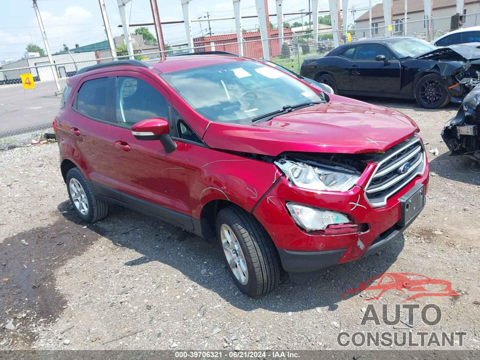 FORD ECOSPORT 2019 - MAJ6S3GL5KC268488