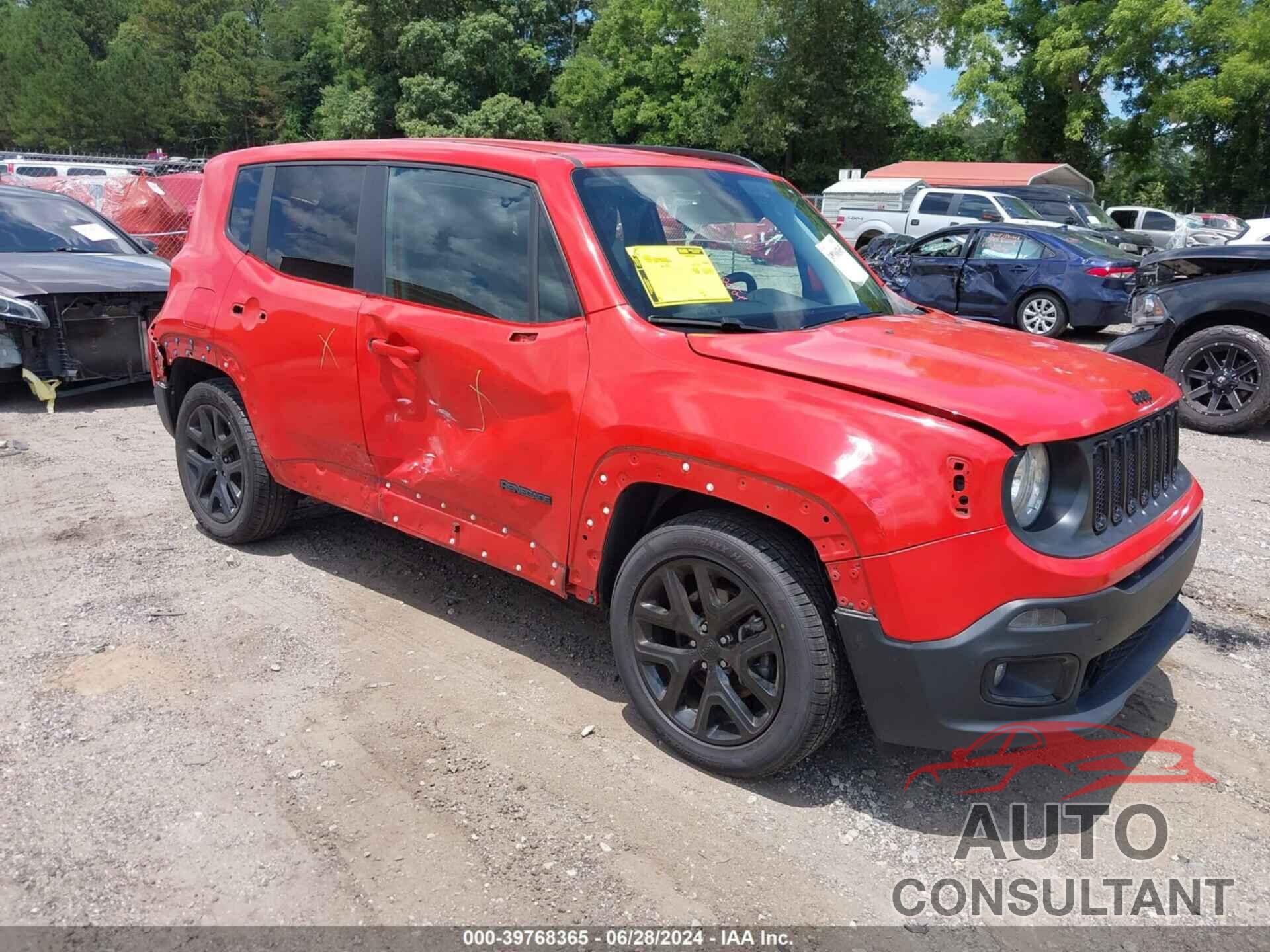 JEEP RENEGADE 2018 - ZACCJABB6JPJ72380