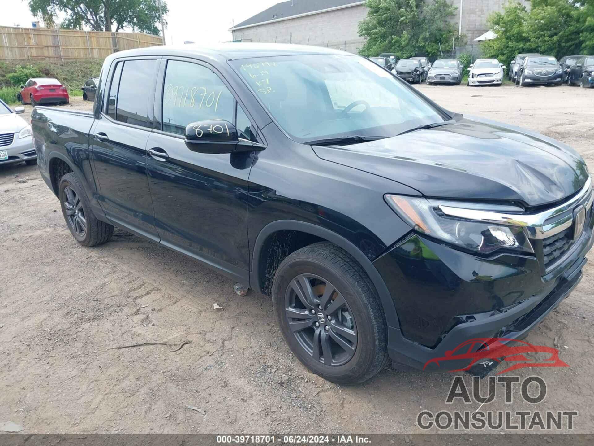 HONDA RIDGELINE 2020 - 5FPYK3F14LB027553