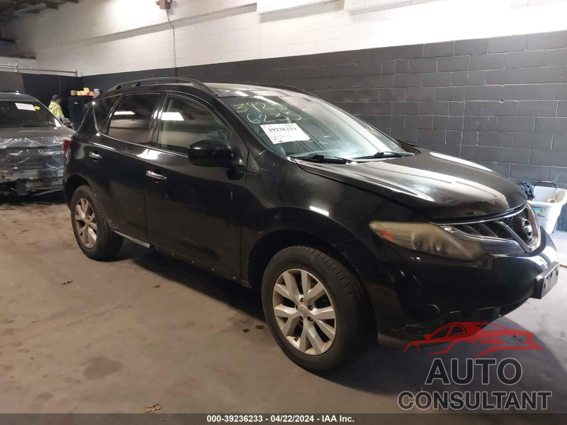 NISSAN MURANO 2012 - JN8AZ1MW6CW208923