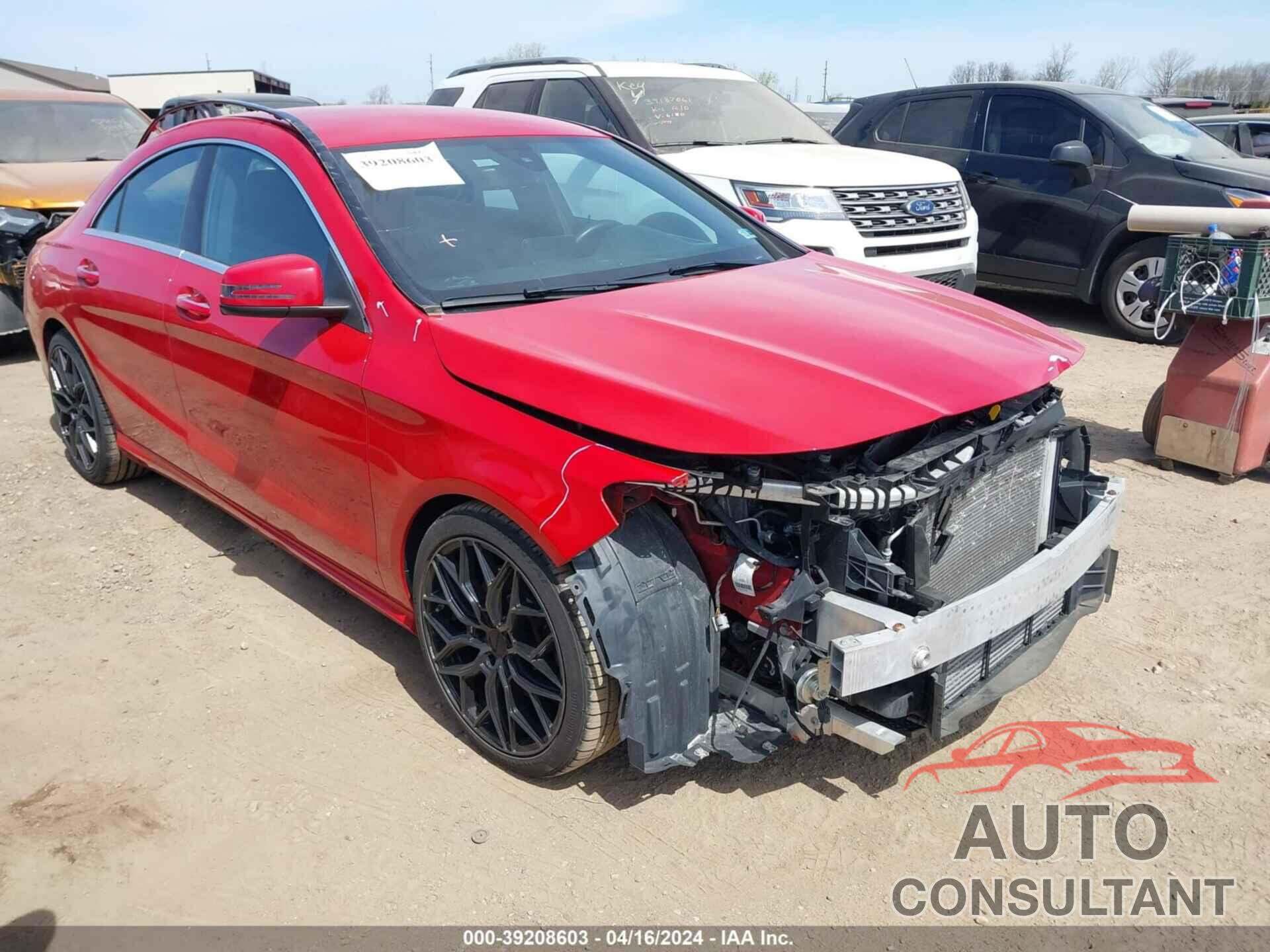 MERCEDES-BENZ CLA 250 2017 - WDDSJ4GB2HN407875