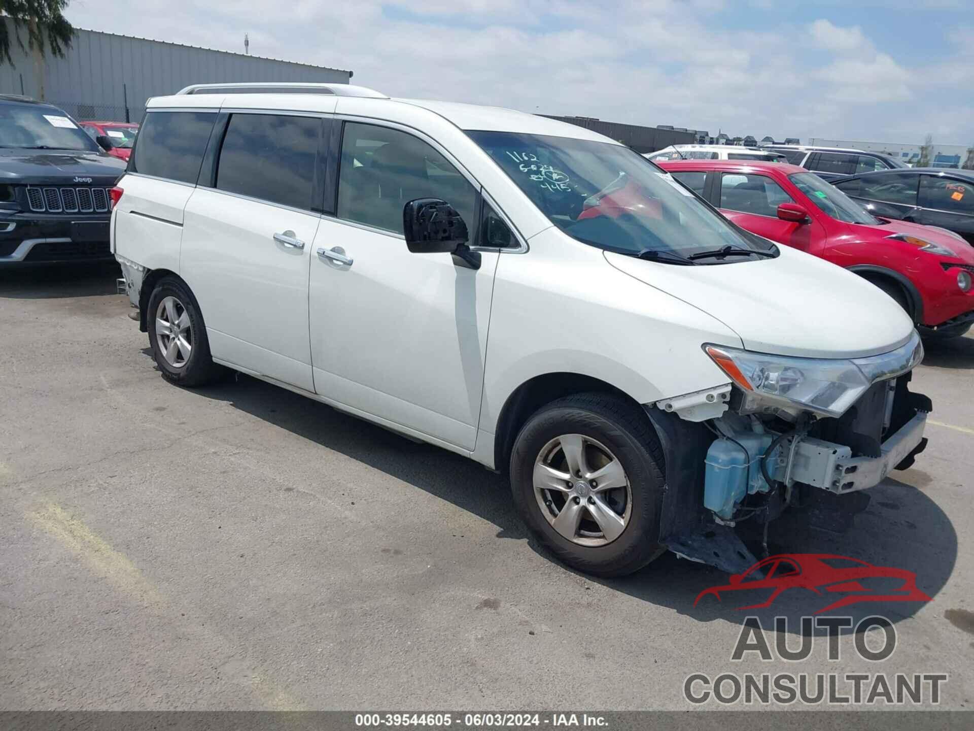 NISSAN QUEST 2016 - JN8AE2KP7G9154453